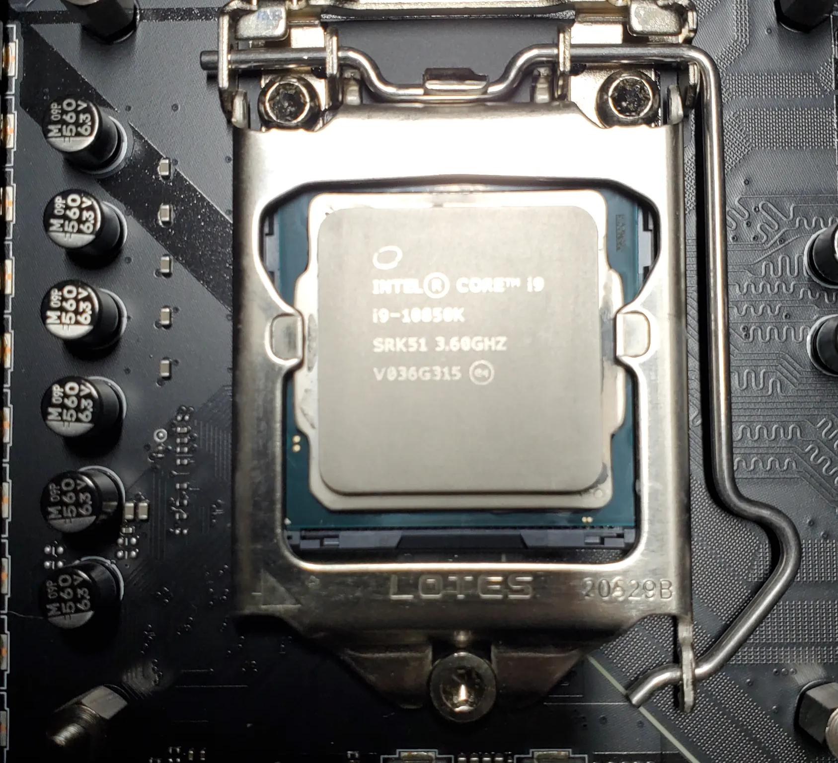 Intel I9 10850K