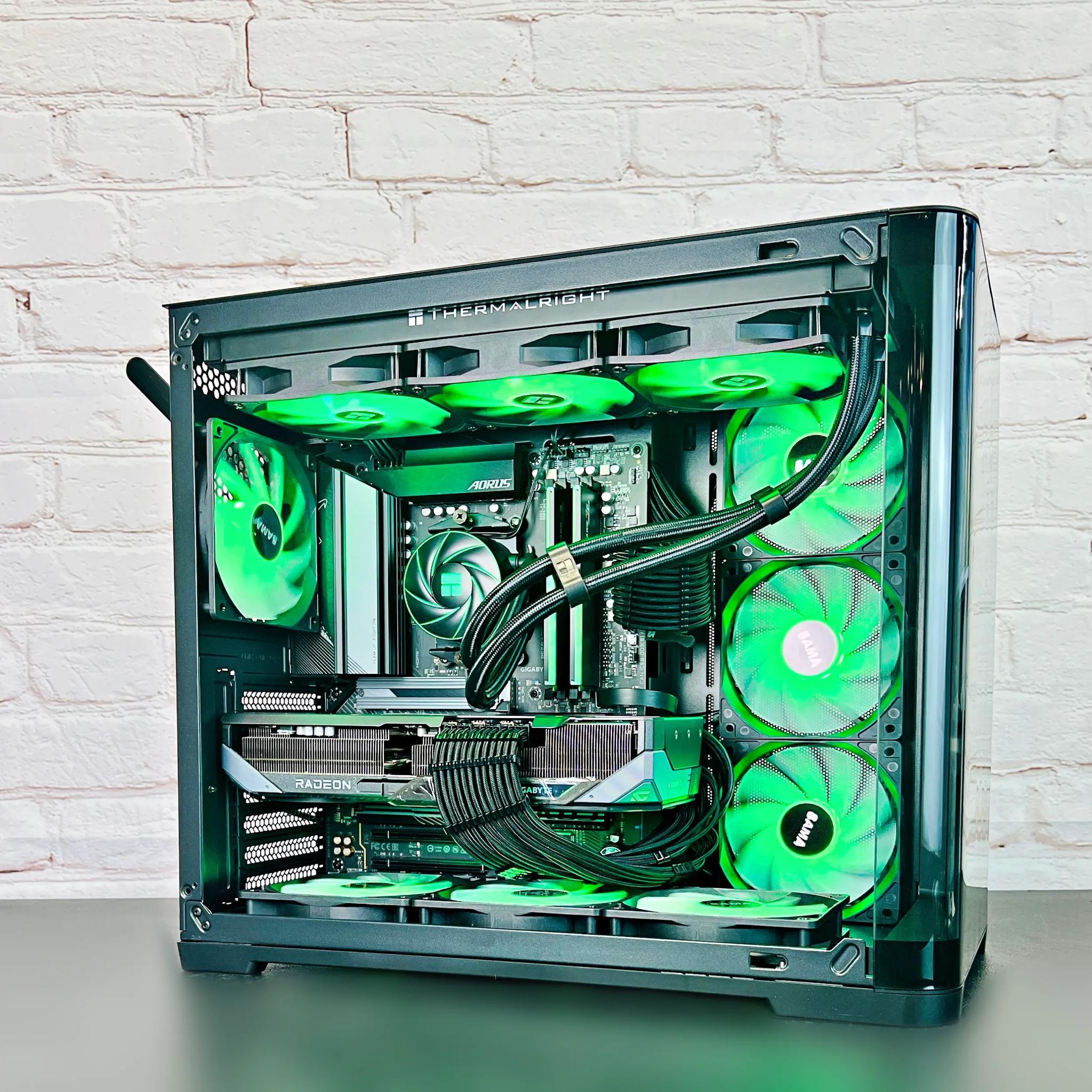 RX 9070 XT Ryzen 7800X3D 32GB DDR5 2TB M.2 Win 11 Pro Gaming PC