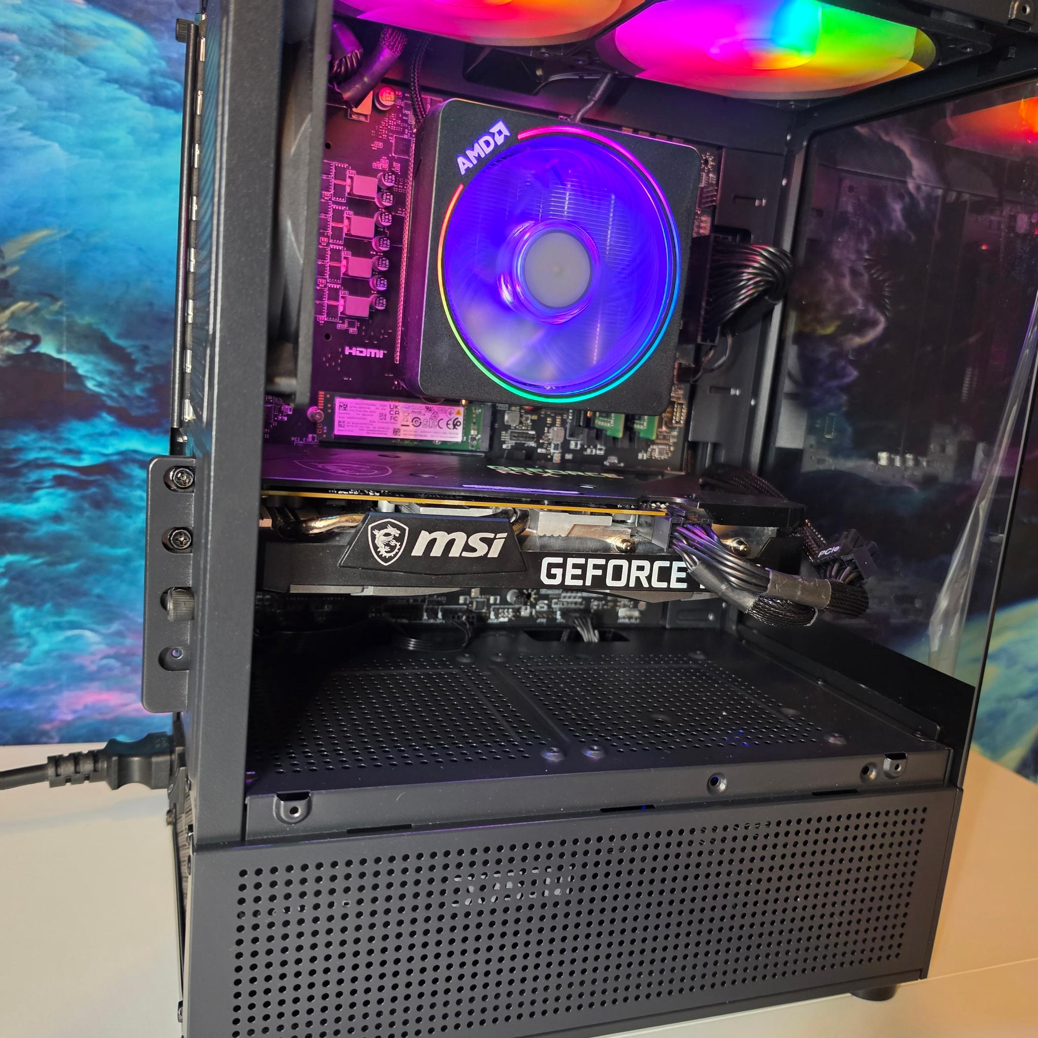 MSI RTX 3060ti 8gb + Ryzen 5500 PC Build #102