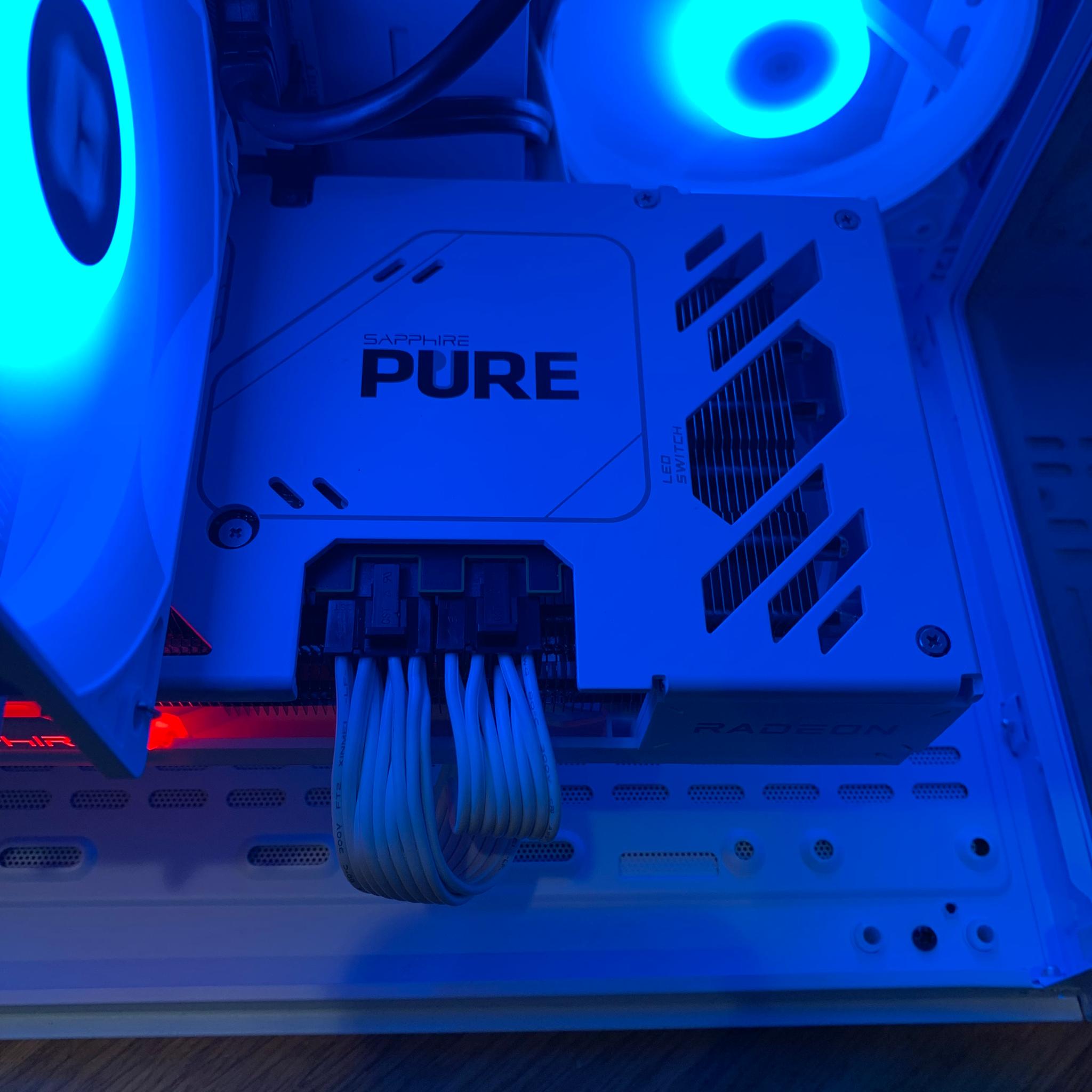 NEW RX 7700 XT i5 12600KF 32GB DDR5 1440p GAME/STREAMING PC 1000GB SSD WHITE ARGB WINDOWS 10 CUSTOM