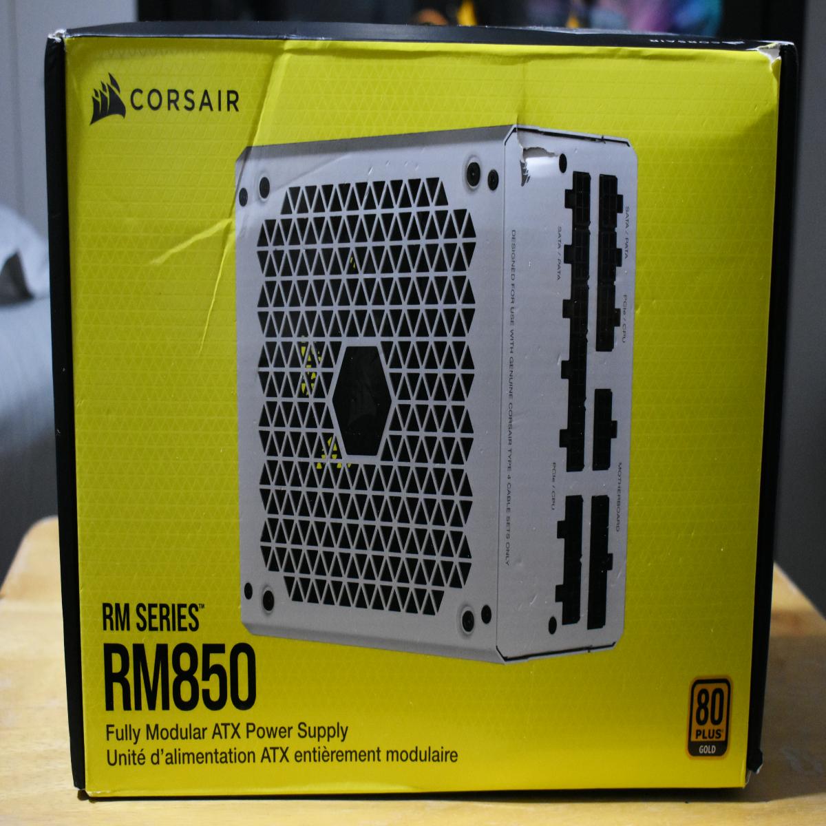 Corsair RM (2021) 850 W 80+ Gold Certified Fully-Modular ATX Power Supply
