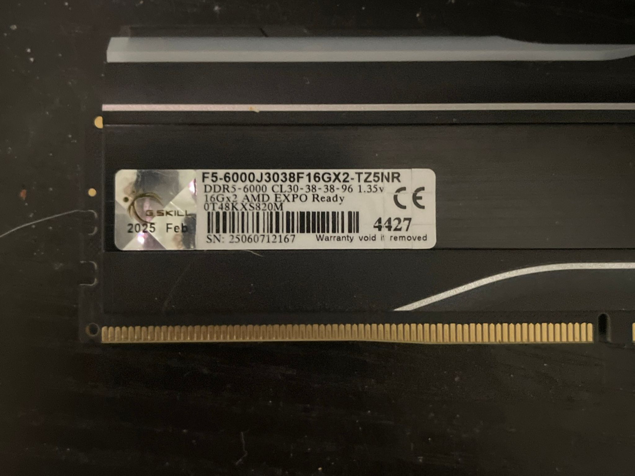 G.skill trident z5 32gb 16x2 SDR5-6000