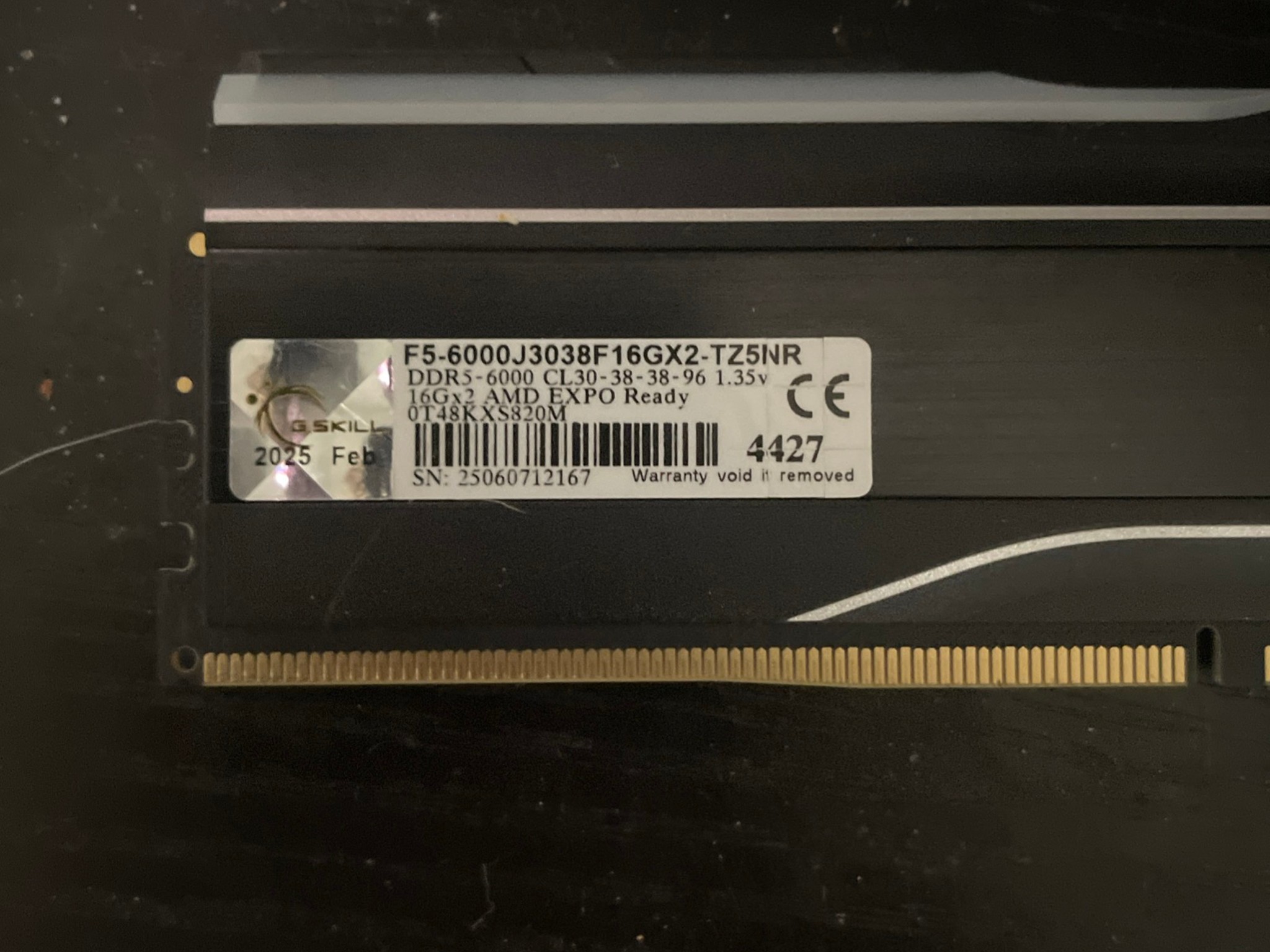 G.skill trident z5 32gb 16x2 SDR5-6000