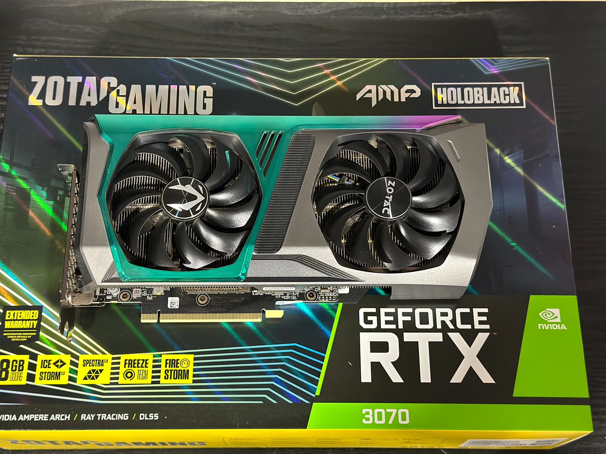 ZOTAC GAMING GeForce RTX 3070 AMP Holo PCIE 4.0 Gaming Graphics Card
