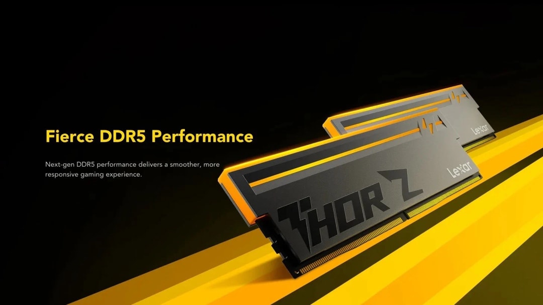 Lexar Thor Z Series RGB DDR5 RAM 32GB Kit (2x16GB) 6000 MHz CL38