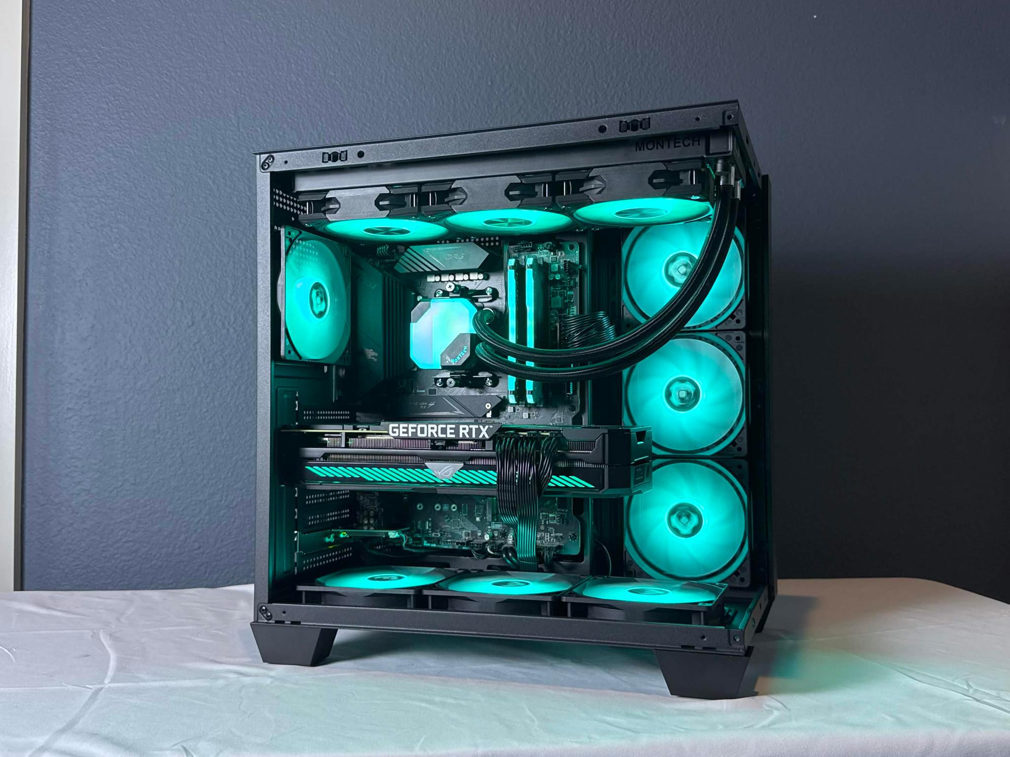 🔵⚫1080P/1440P Gaming PC | RTX 3080 10GB | Ryzen 7 5700x | 32 Gb DDR4 | 1 TB NVME SSD | WIFI/BT⚫🔵
