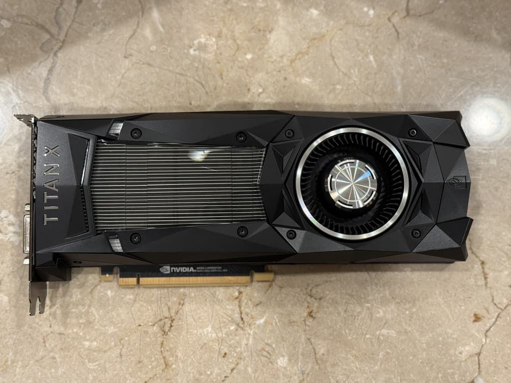 Nvidia Titan X Pascal 12GB GDDR5X - Like New, In Original Box, Lightly Used