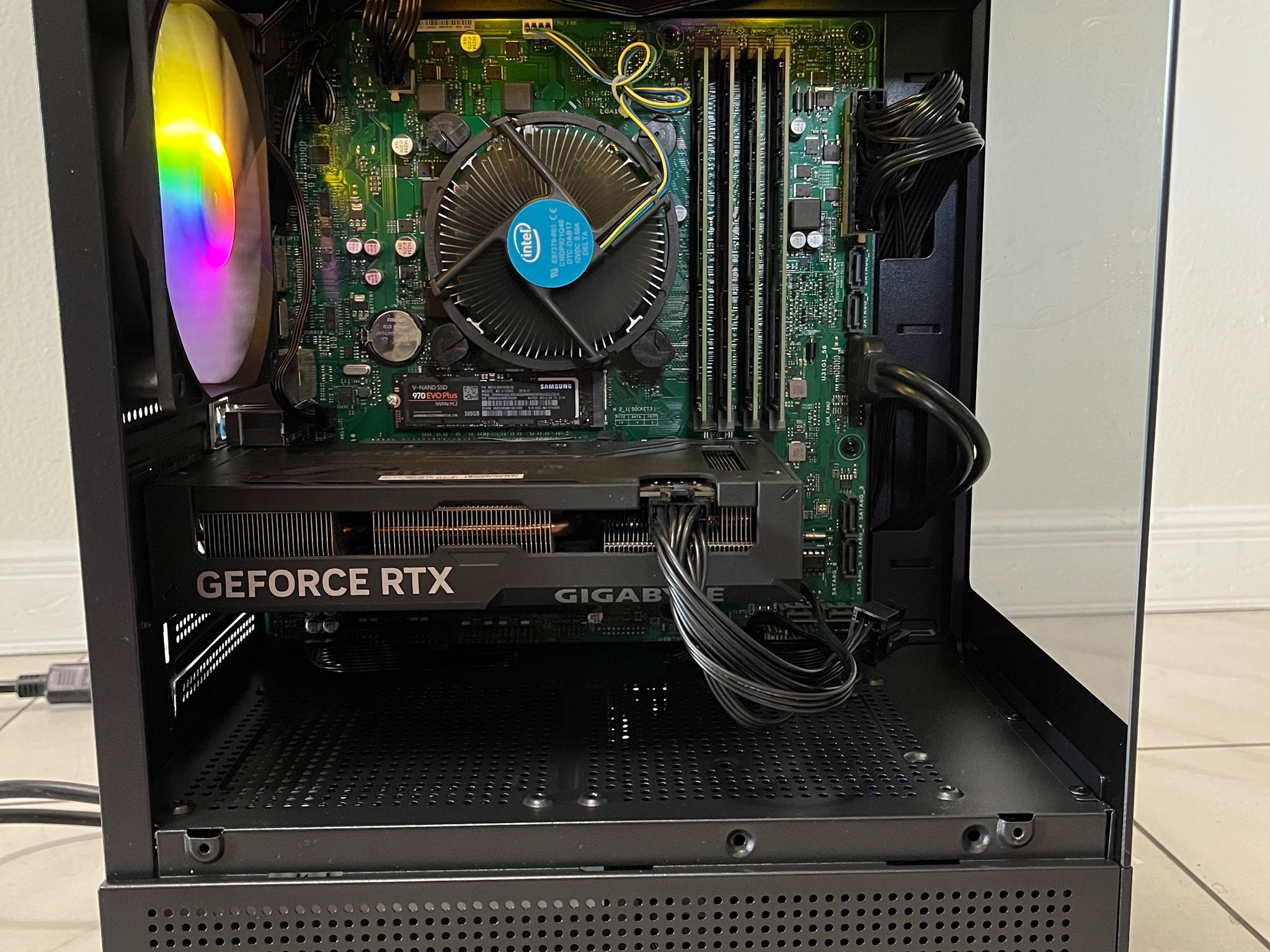 NVIDIA RTX 4060 Ti, Intel Core i7-9700, 16GB RAM, 500GB SSD - High FPS Gaming PC w/ Wi-Fi & BT
