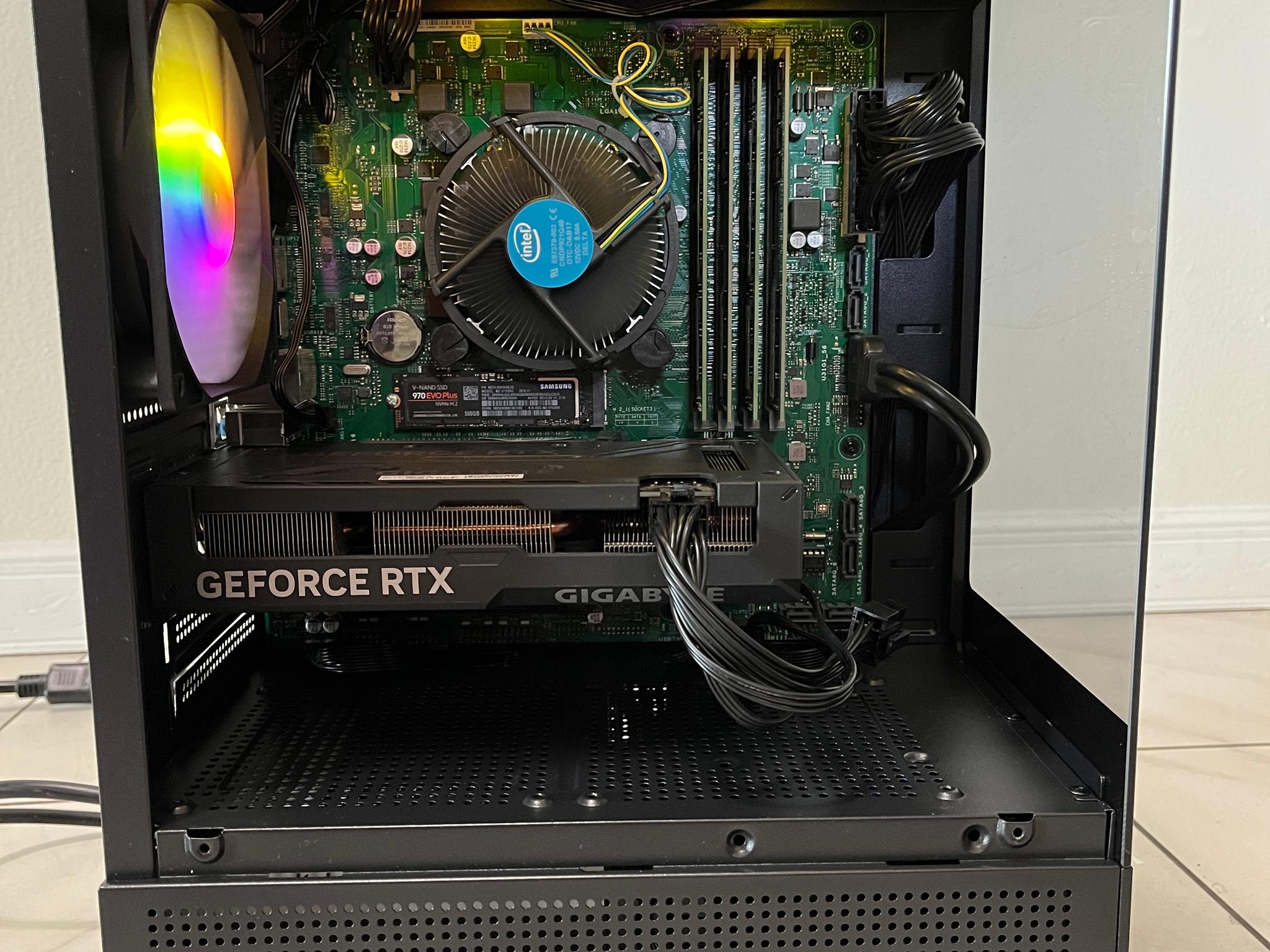 NVIDIA RTX 4060 Ti, Intel Core i7-9700, 16GB RAM, 500GB SSD - High FPS Gaming PC w/ Wi-Fi & BT