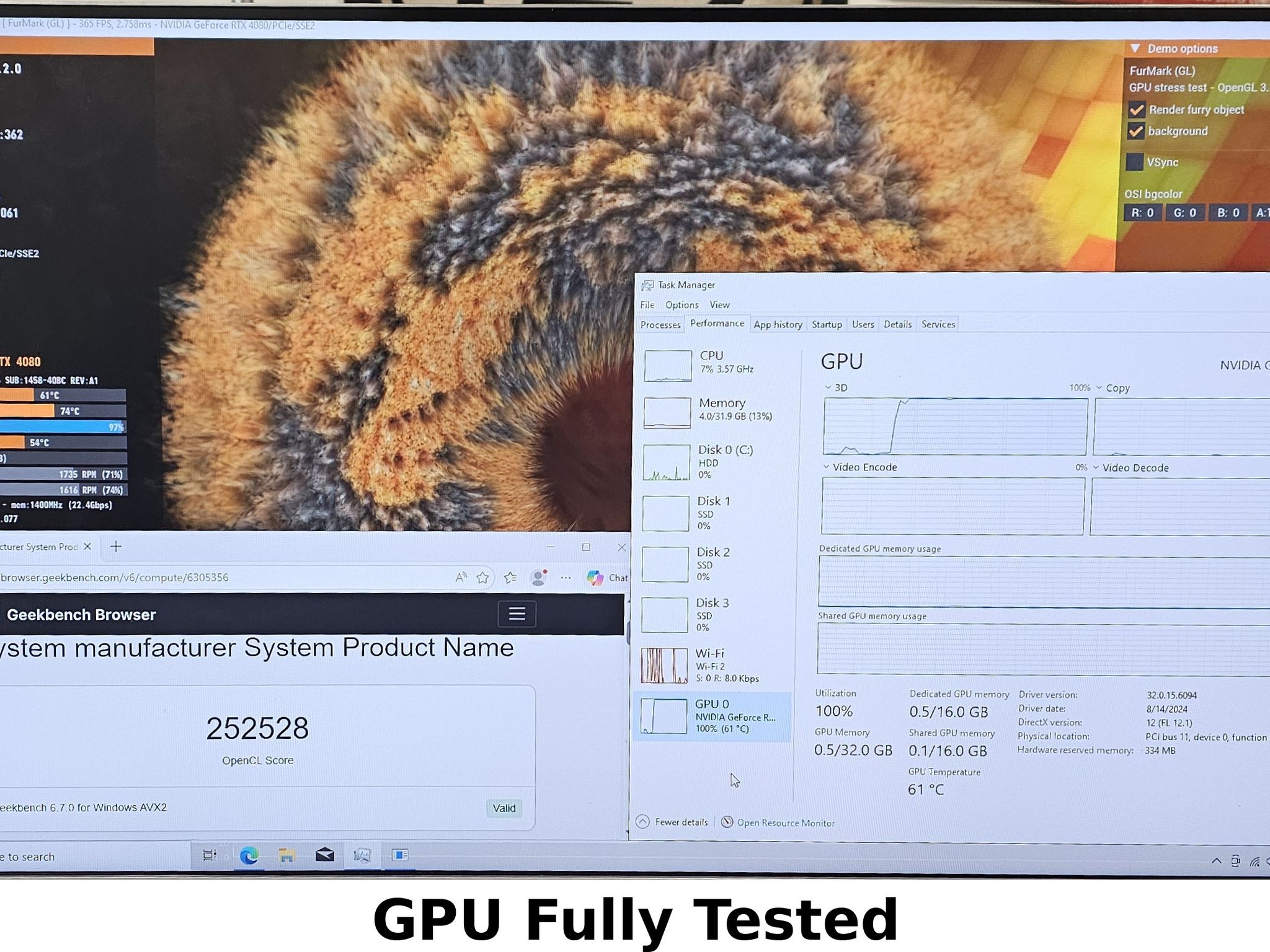 RTX 4080 Gigabyte NVIDIA GeForce 16GB