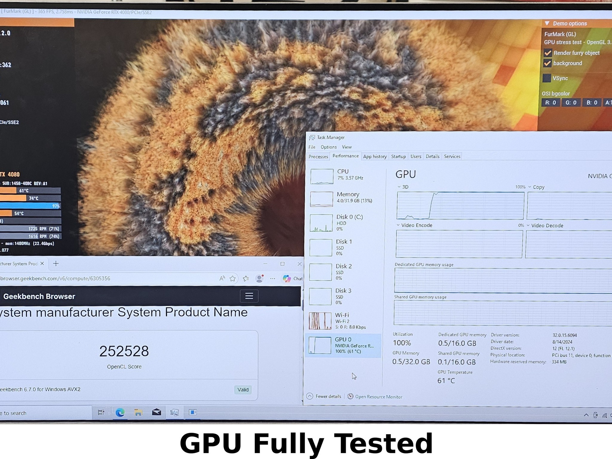 RTX 4080 Gigabyte NVIDIA GeForce 16GB