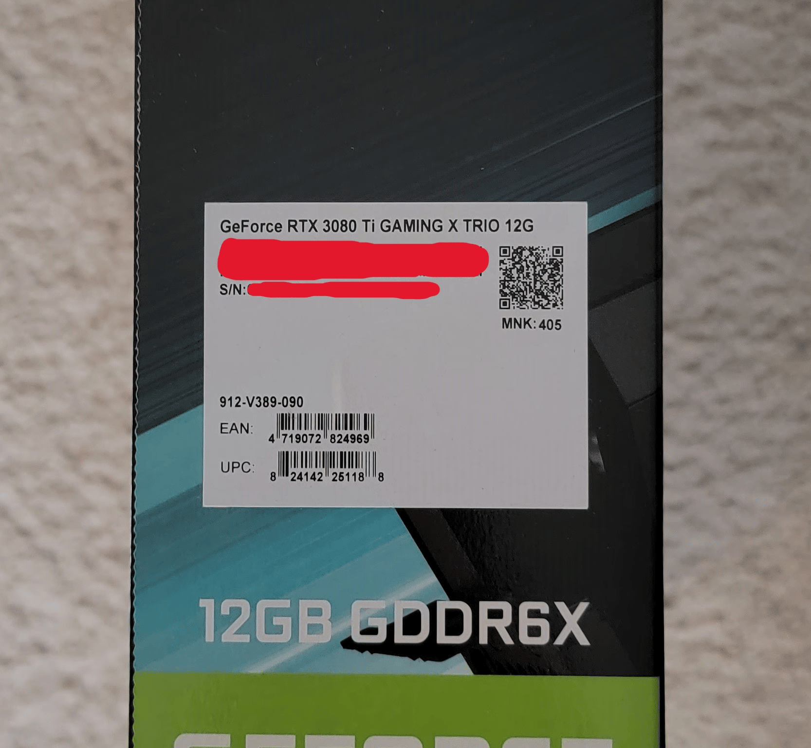 MSI RTX 3080 TI Gaming X Trio 12GB GDDR6X LHR Like New With Original Box