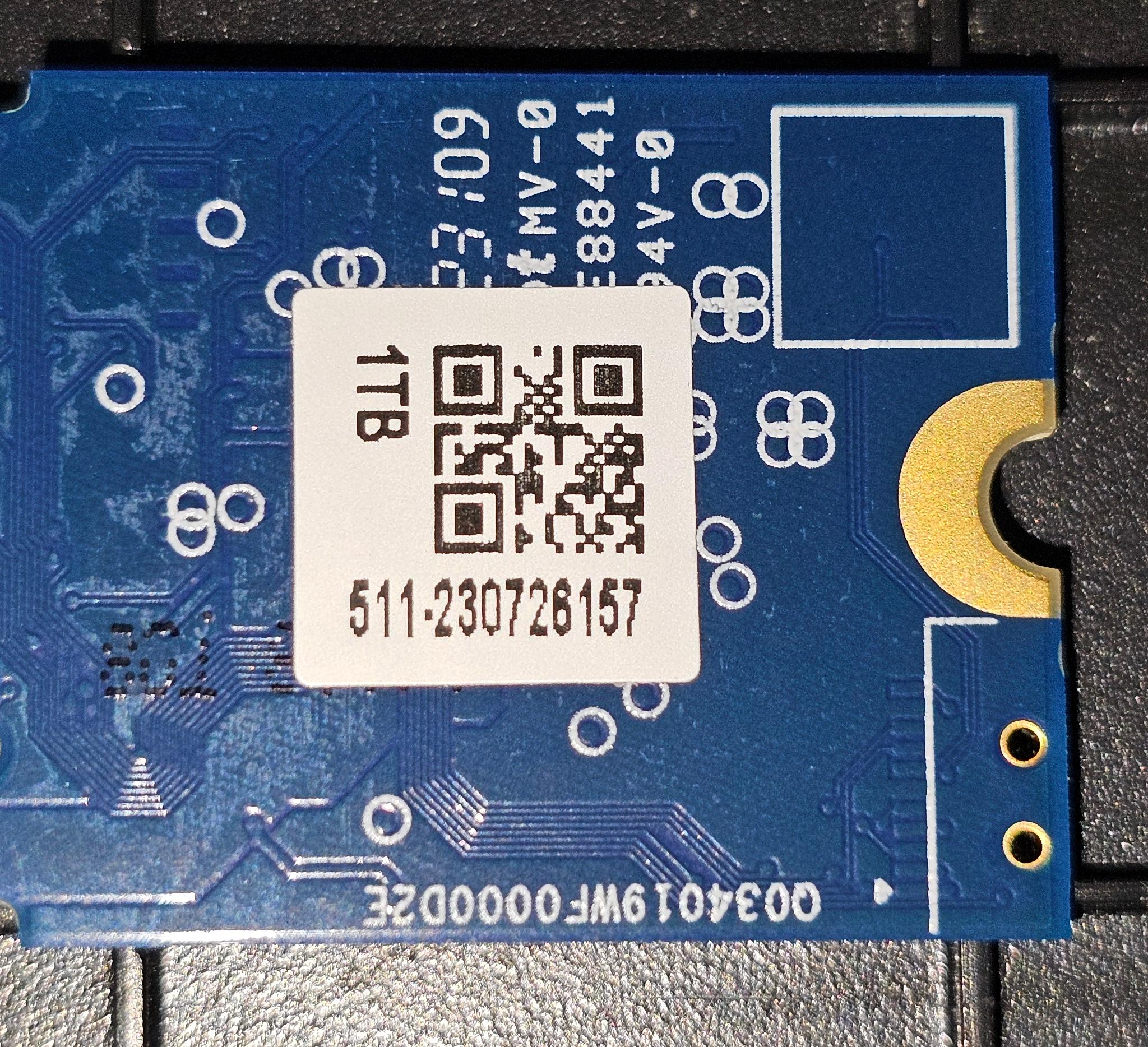 Phison ESMP001TKB5C3-E19TS 1TB PCIE 3.0x4/4.0x2 M.2 2230 NVMe 1.4 SSD (OLED Steam Deck OEM SSD)