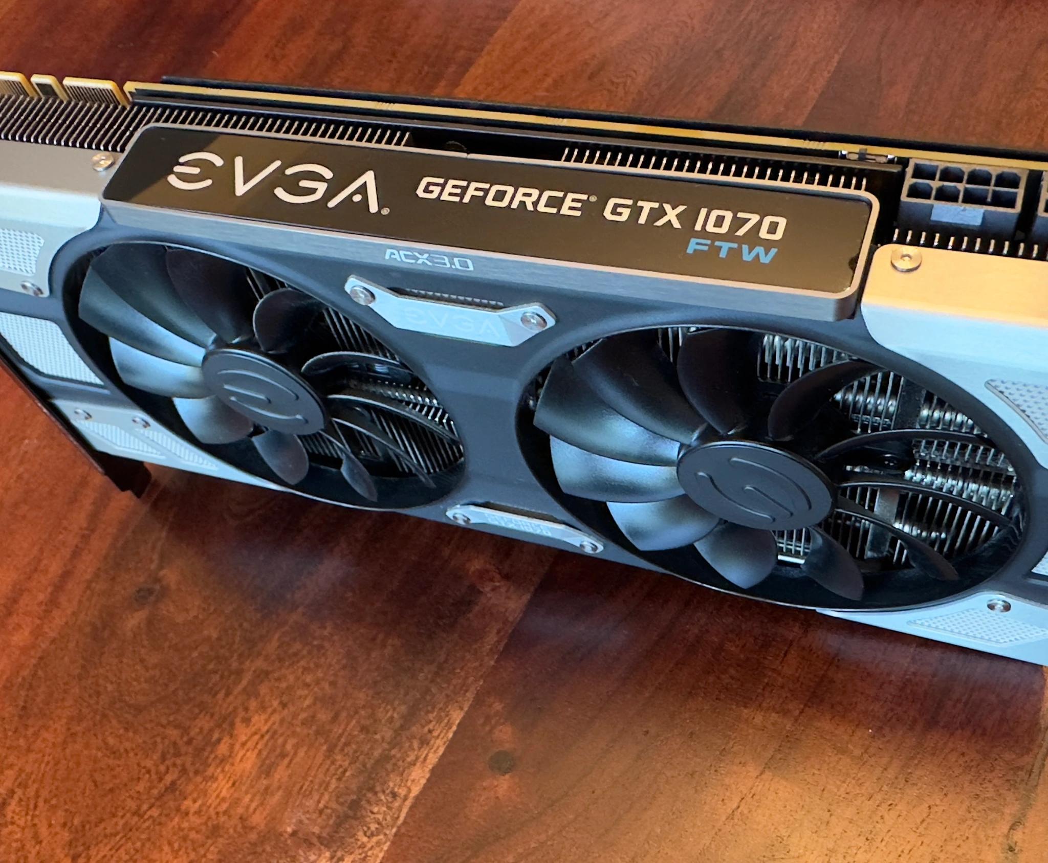 EVGA GeForce GTX 1070 FTW Gaming GPU