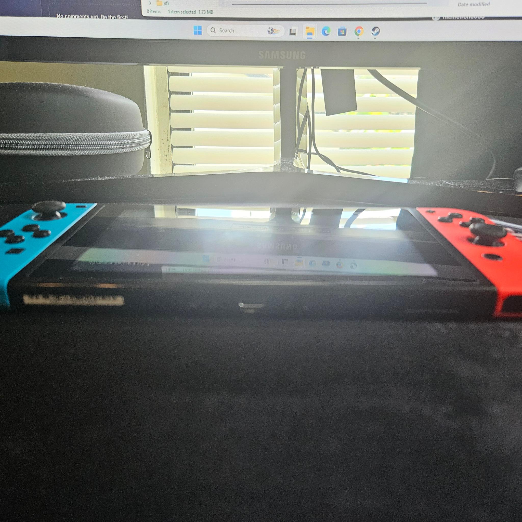 Modded Switch with 128GB SD Card and Charger