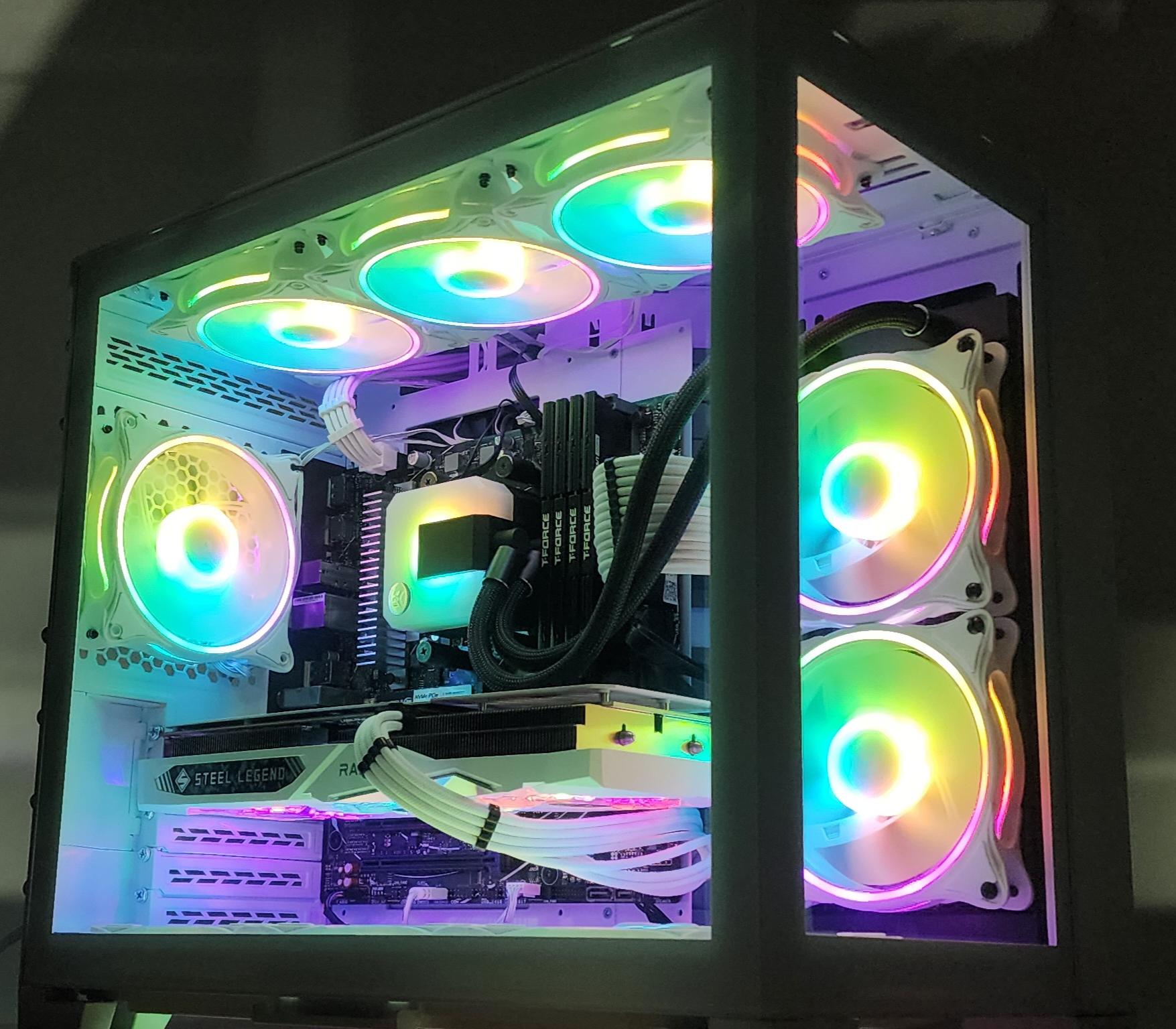 Gaming PC Ryzen 5 8400F 32GB RAM 1TB SSD RX 7600 8GB Windows 11 Computer