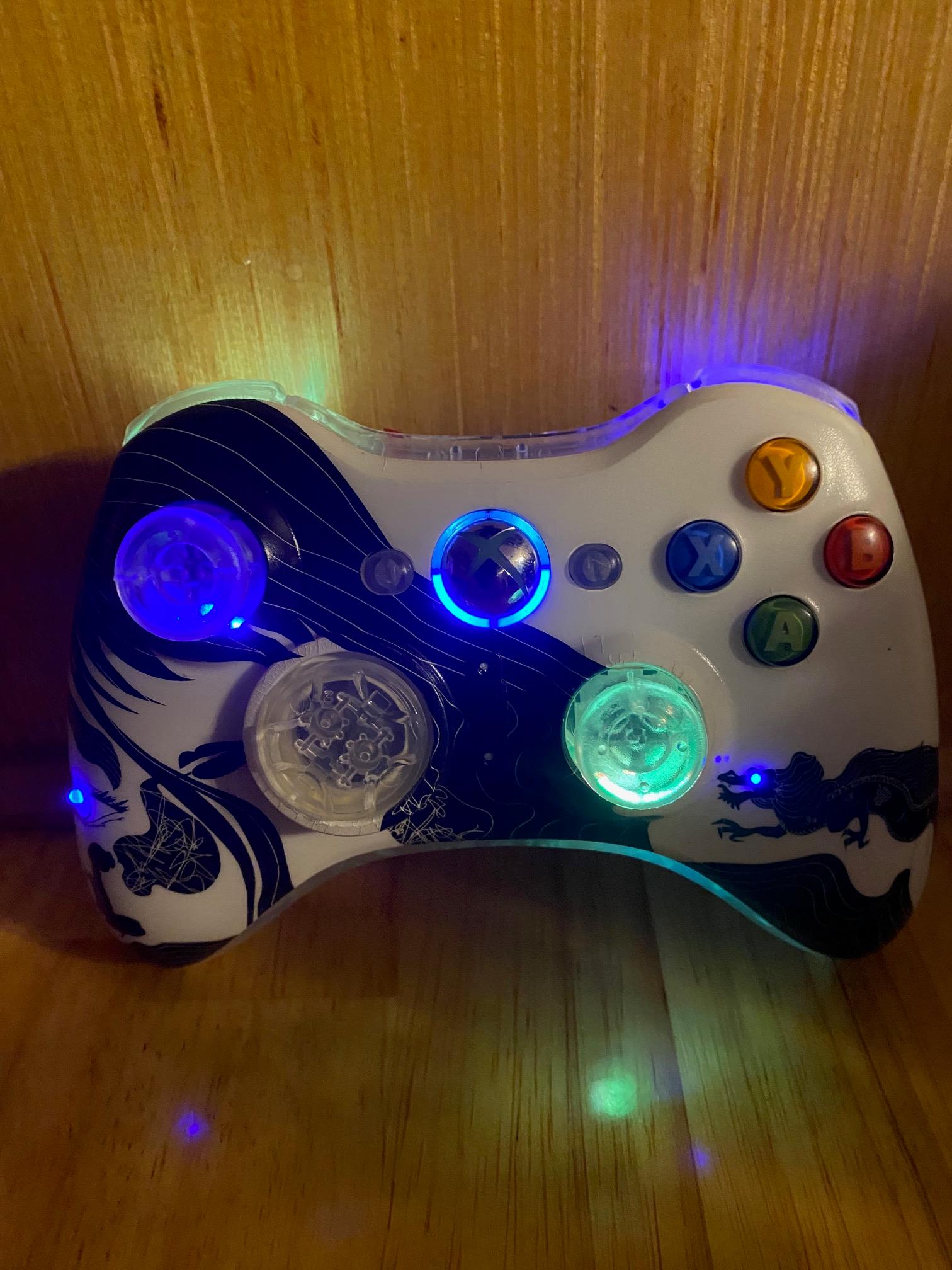Custom Xbox 360 wireless controller | Hall effect | RGB LEDs | Dragon Age