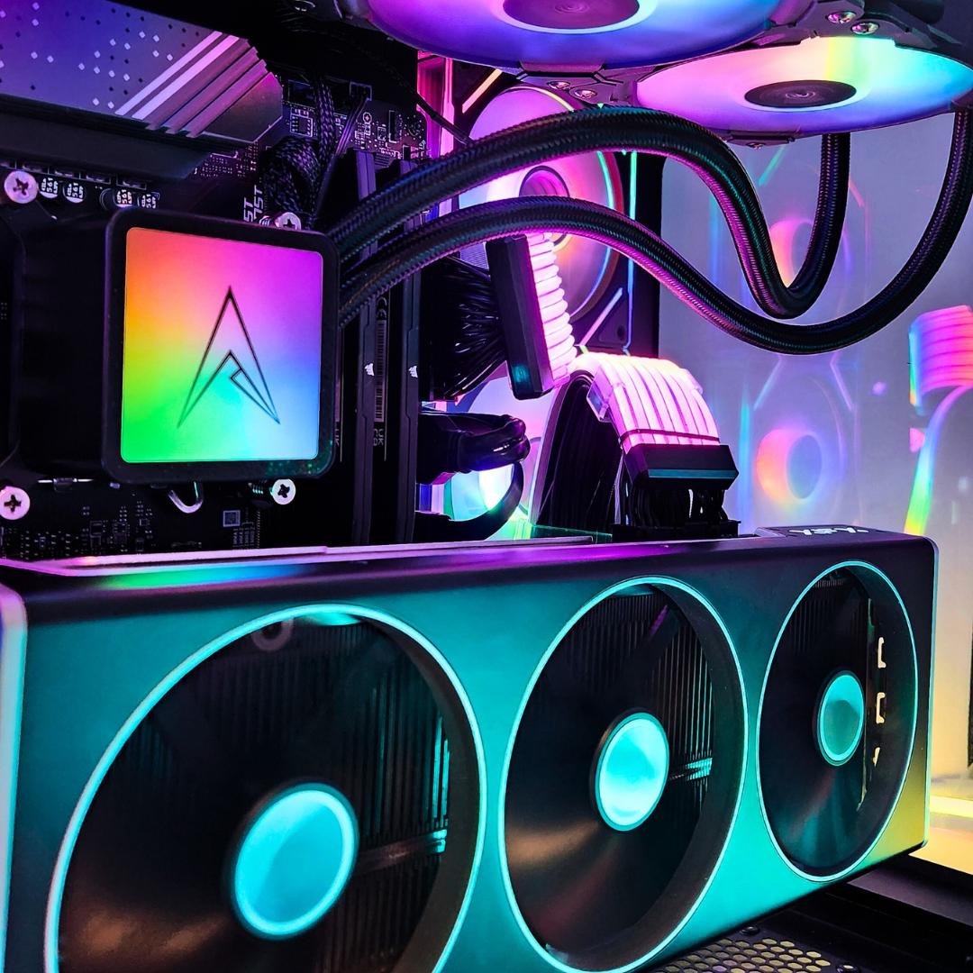 🌟 Divine 😶‍🌫️: RX 7900 XTX | Intel i9 12900k | 32GB DDR5 | 2TB SSD | 7 RGB Fans | Black Gaming PC