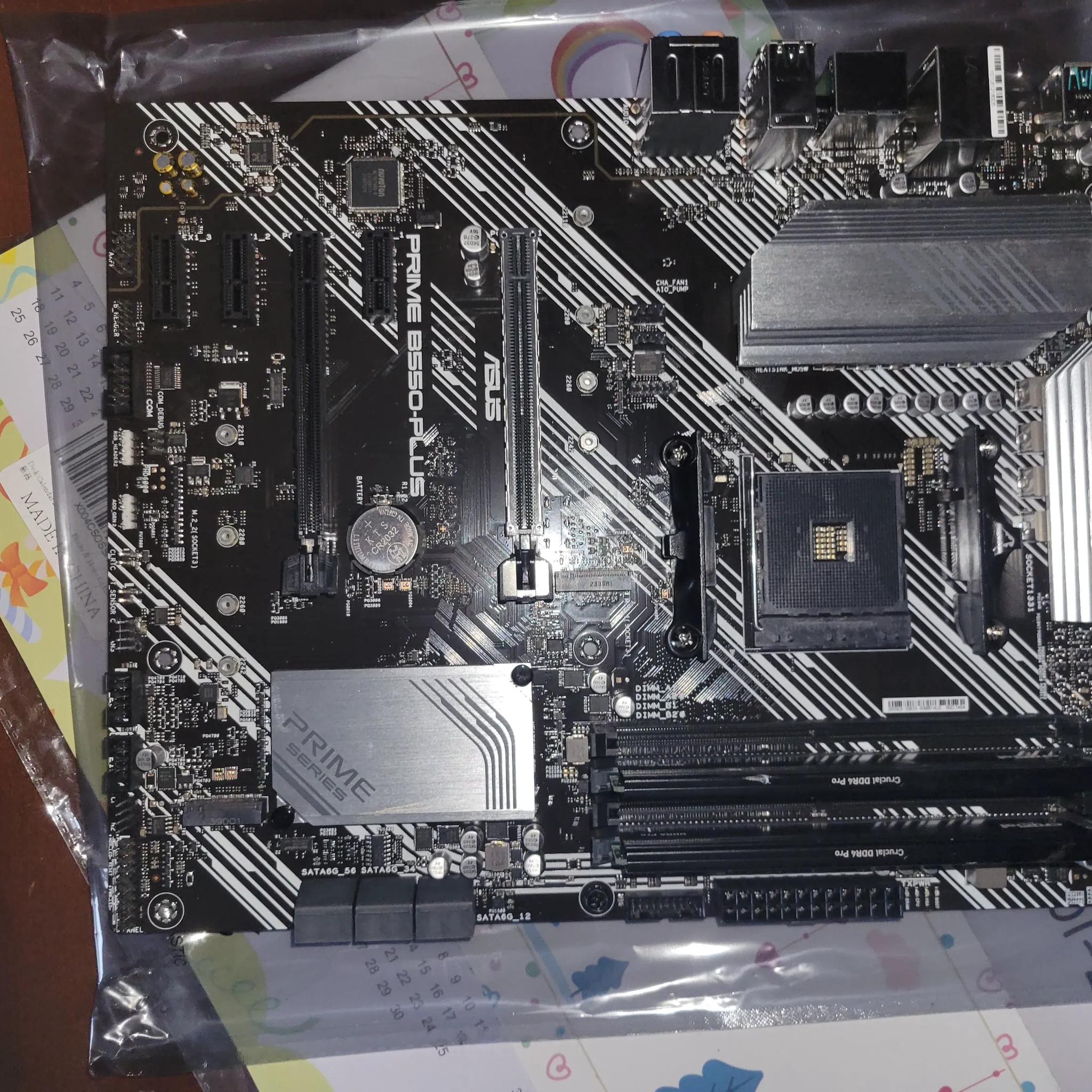Ryzen 9 5900x, 64 gb of DDR4 crucial pro, b550 prime