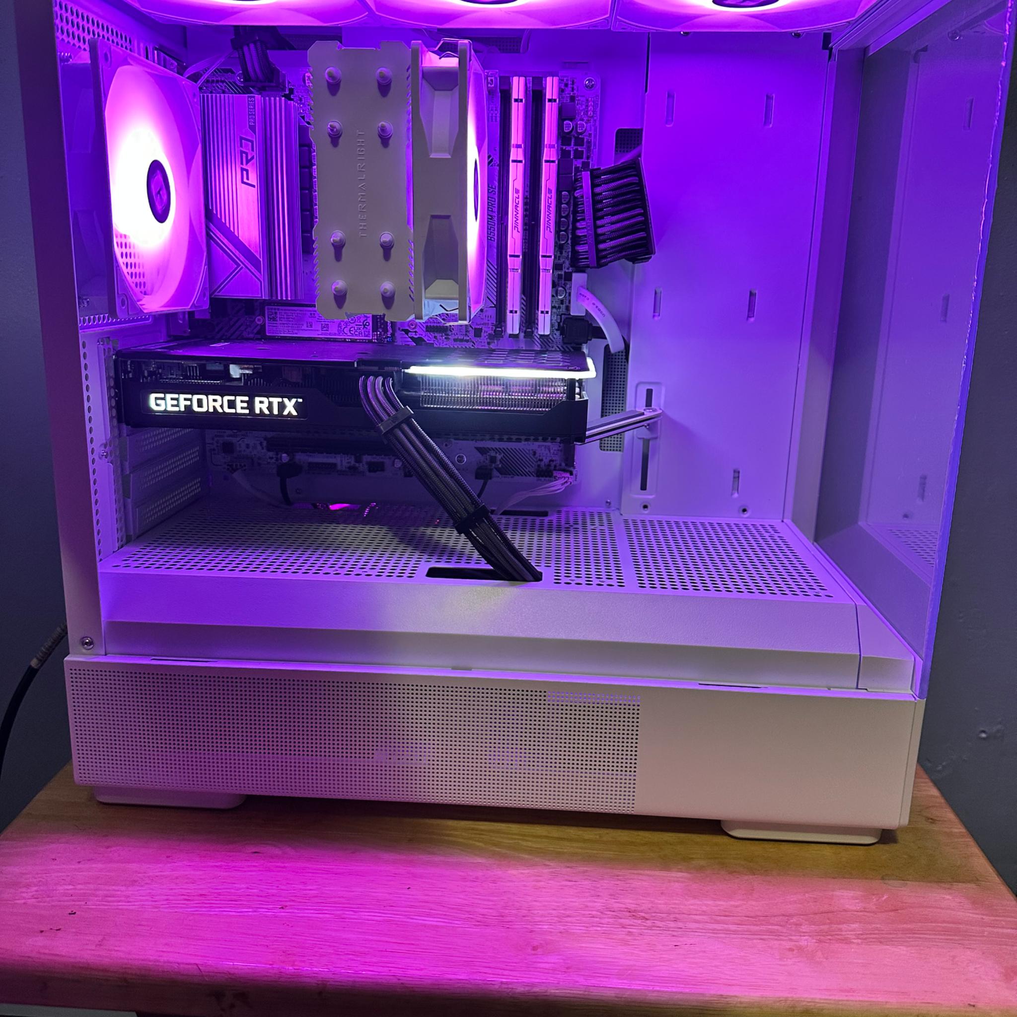 Ryzen 7 5700x|PNY 3060 TI|16g DDR4 Ram|Asrock B550 Pro White|512g M.2 NVME| 1 TB 3.5" HDD|Zalman P10