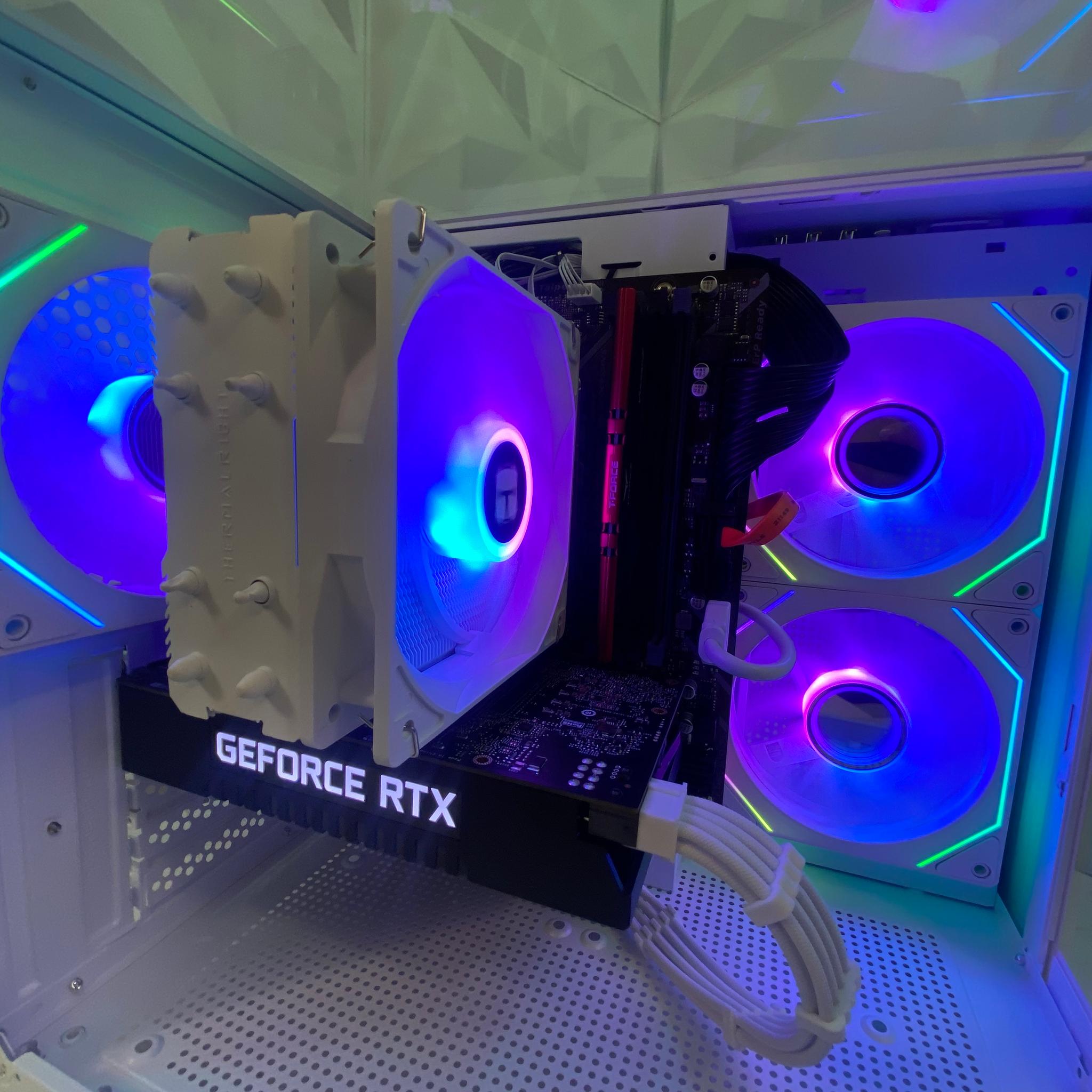 🎅🎅 White Elite Build – intel i5 8500 + RTX 2060 6GB | 1080P/1440P High FPS Ready