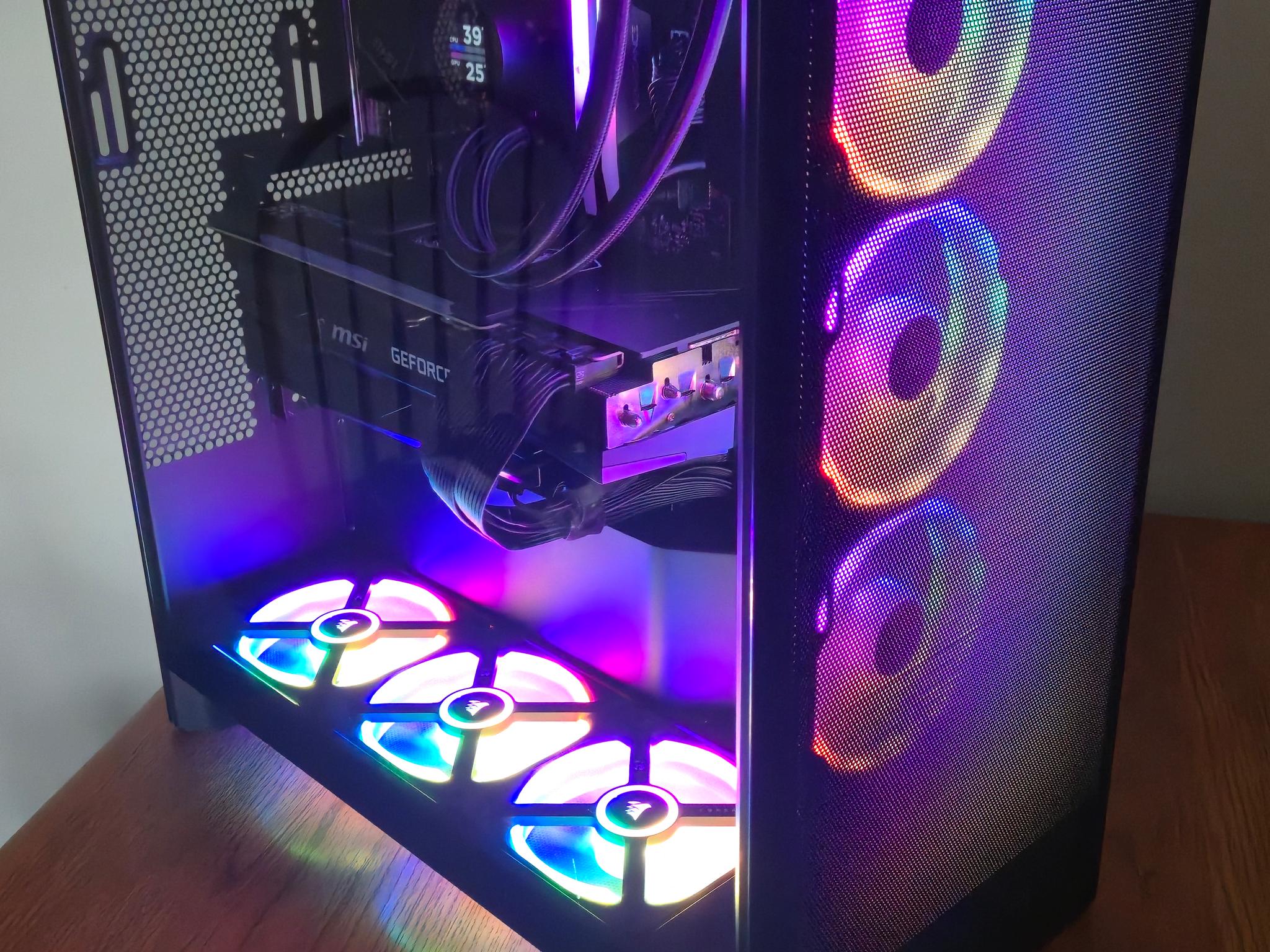 Super Clean 1440p Gaming Beast - Ryzen 5 9600x - RTX3080GamingXTrio OC - Corsair 32gig DDR5