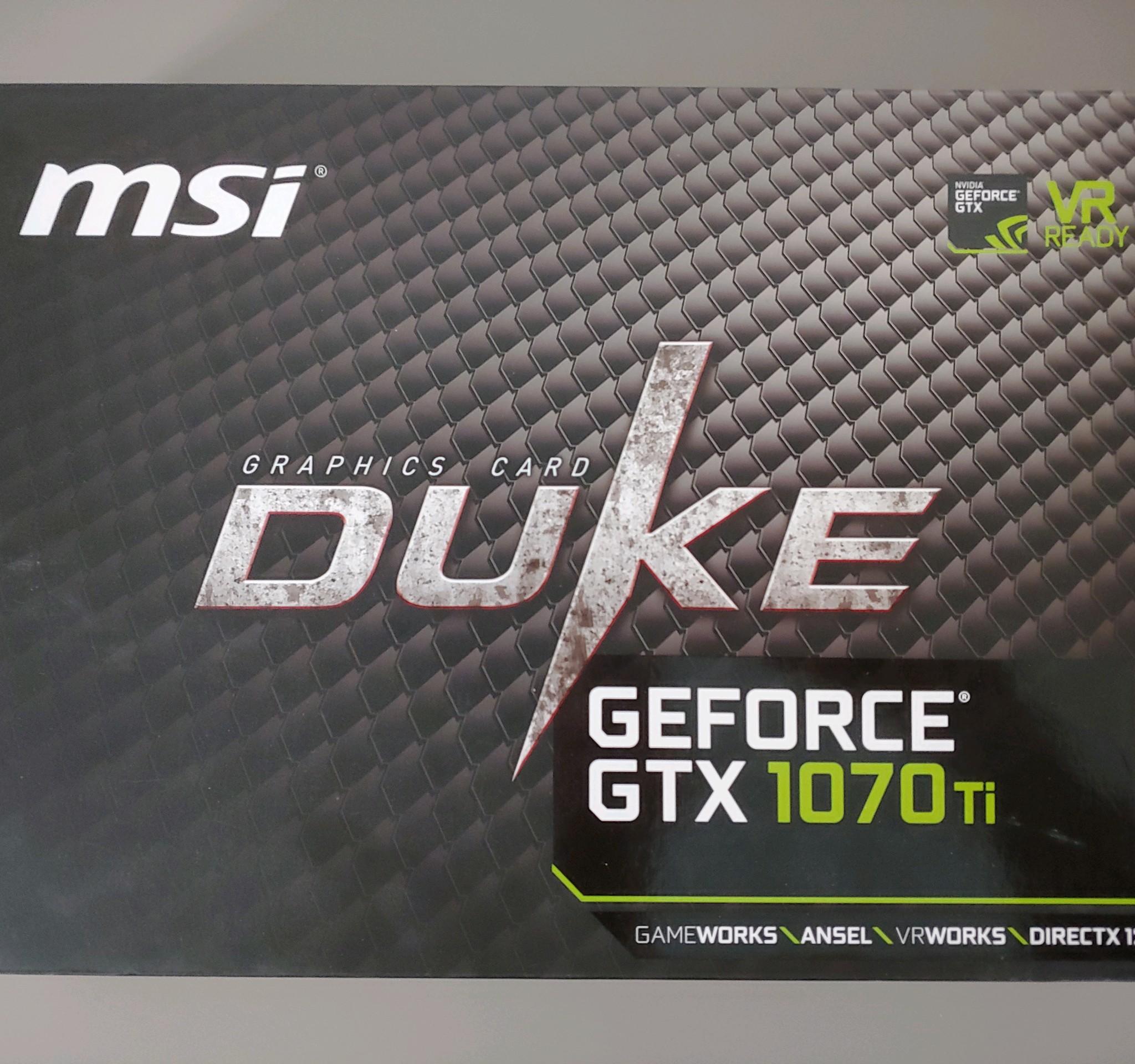 MSI GTX 1070 Ti DUKE in Very Good Condition!