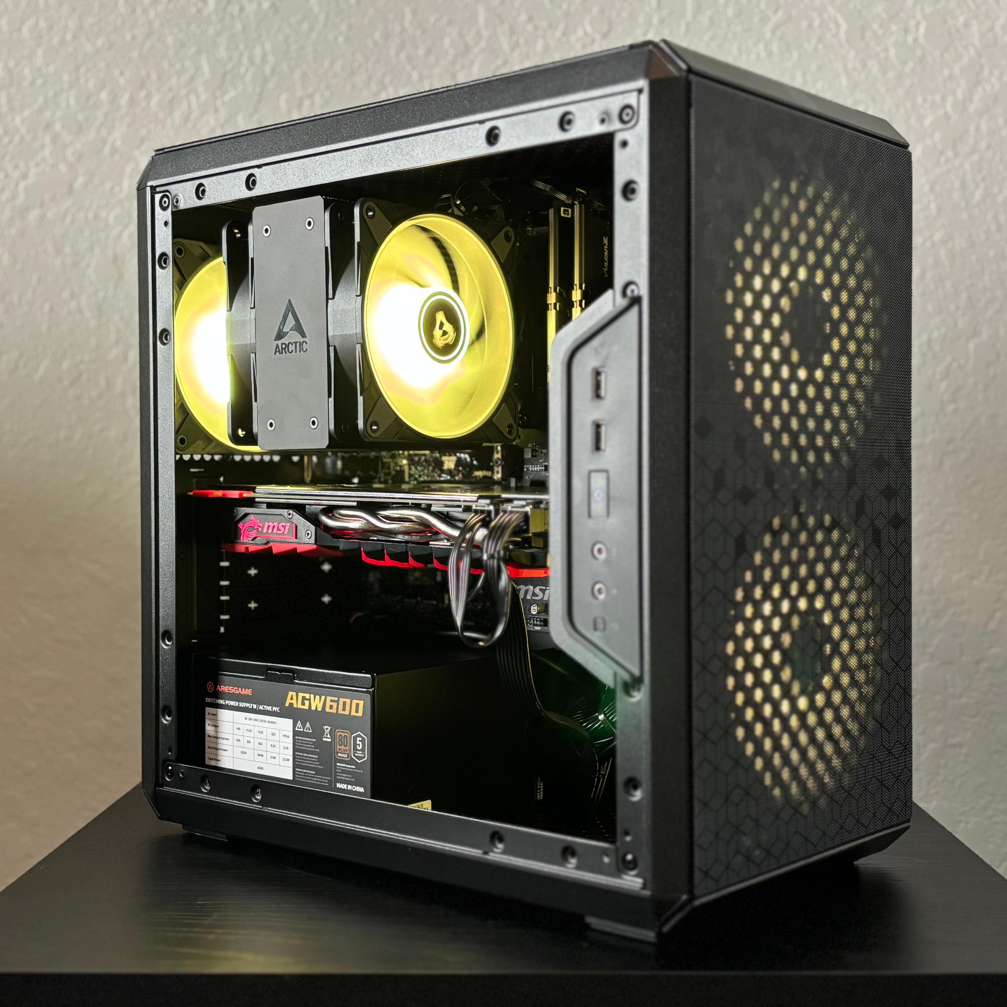 🔥Ryzen 5 5500 | GTX 1070 | 16GB DDR4 | 512GB NVMe | Air-Cooled Gaming PC🔥
