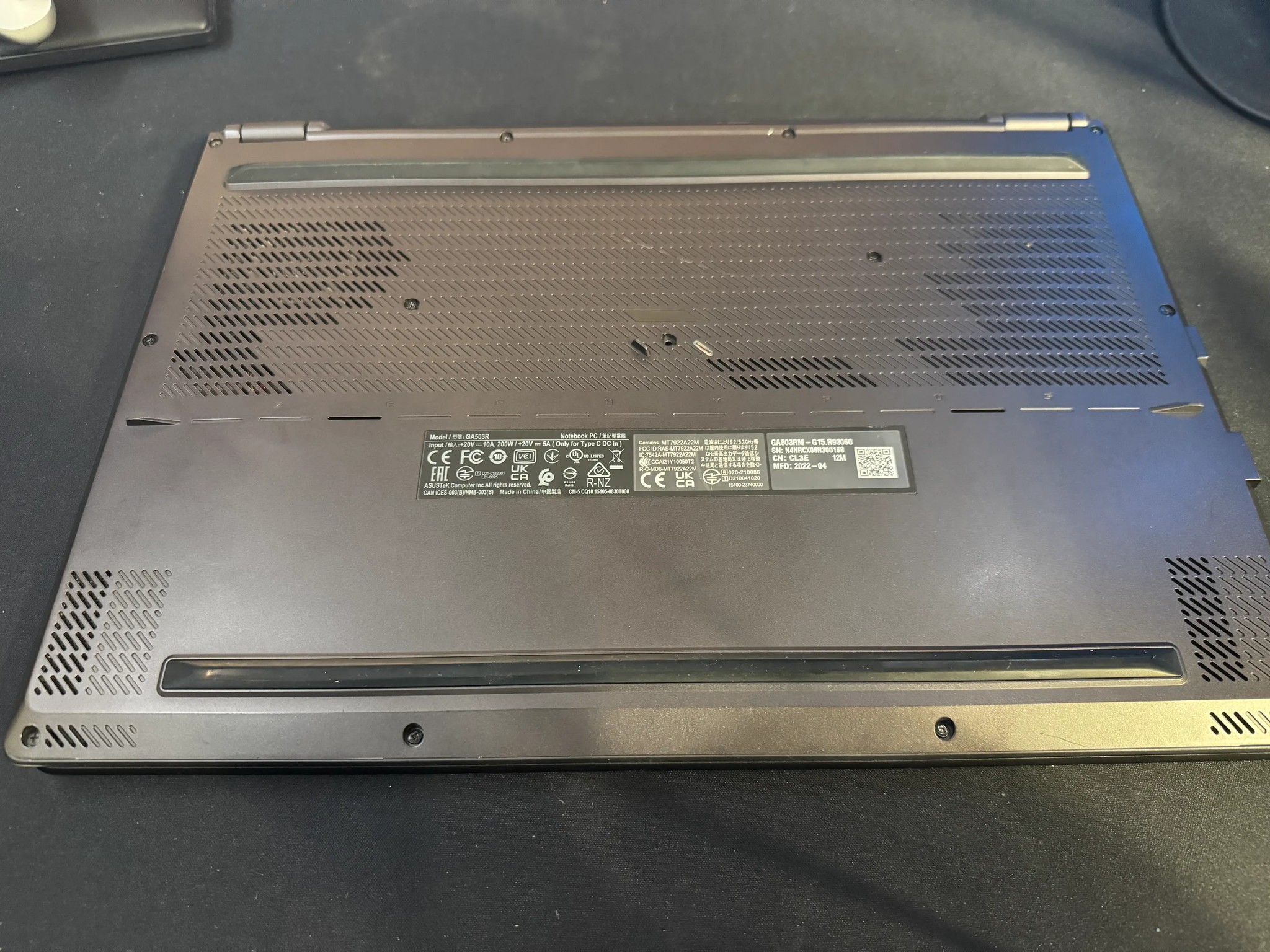 ASUS ROG Zephyrus 15.6" 165Hz Gaming Laptop-AMD Ryzen 9-16GB DDR5 Memory-NVIDIA GeForce RTX 3060