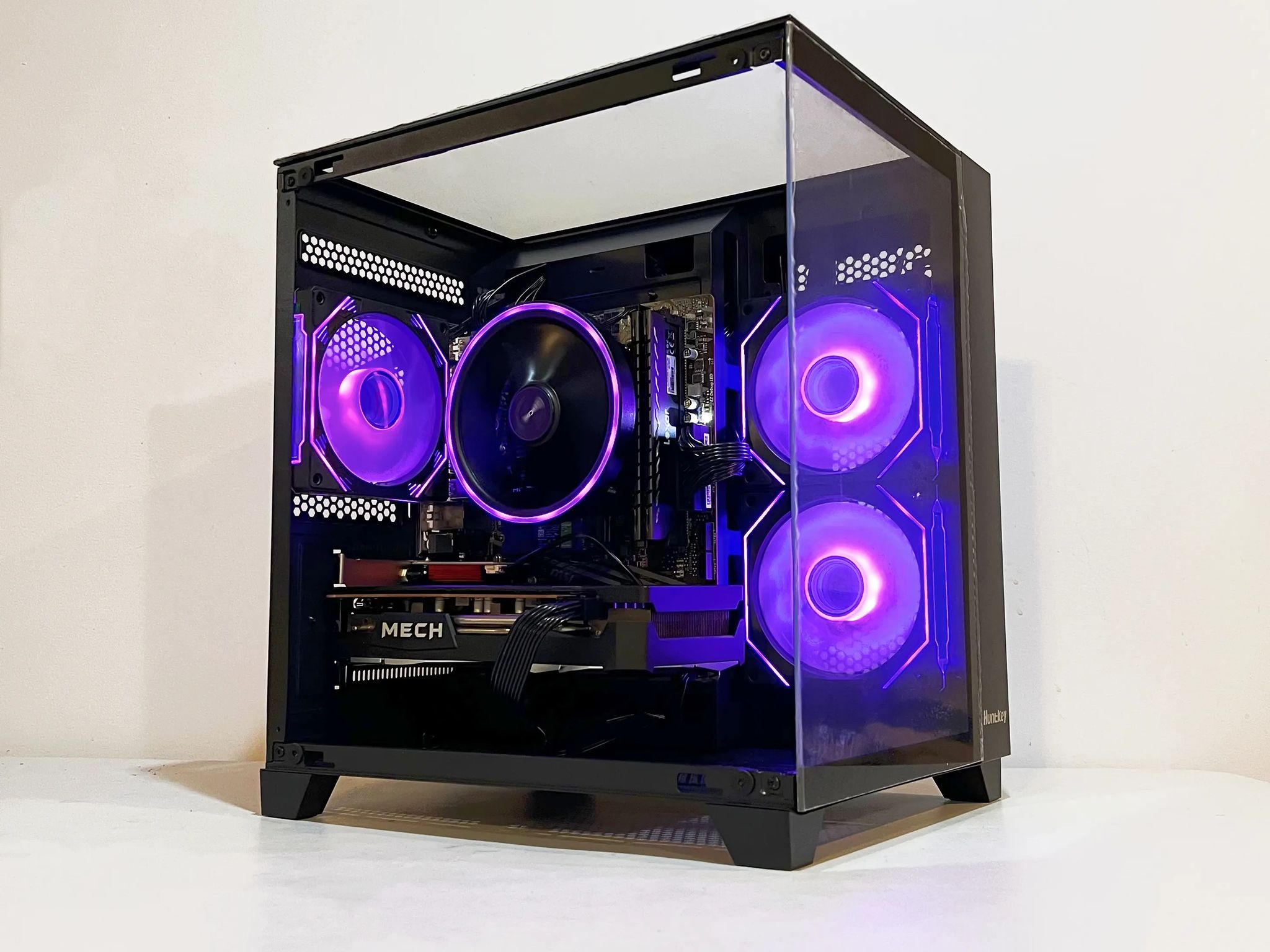 Full-view Design RX 6650 XT|R5-5600|1TB M.2|16GB RAM |WIFI|ARGB Fans|-DepxTech Pre-Built PC