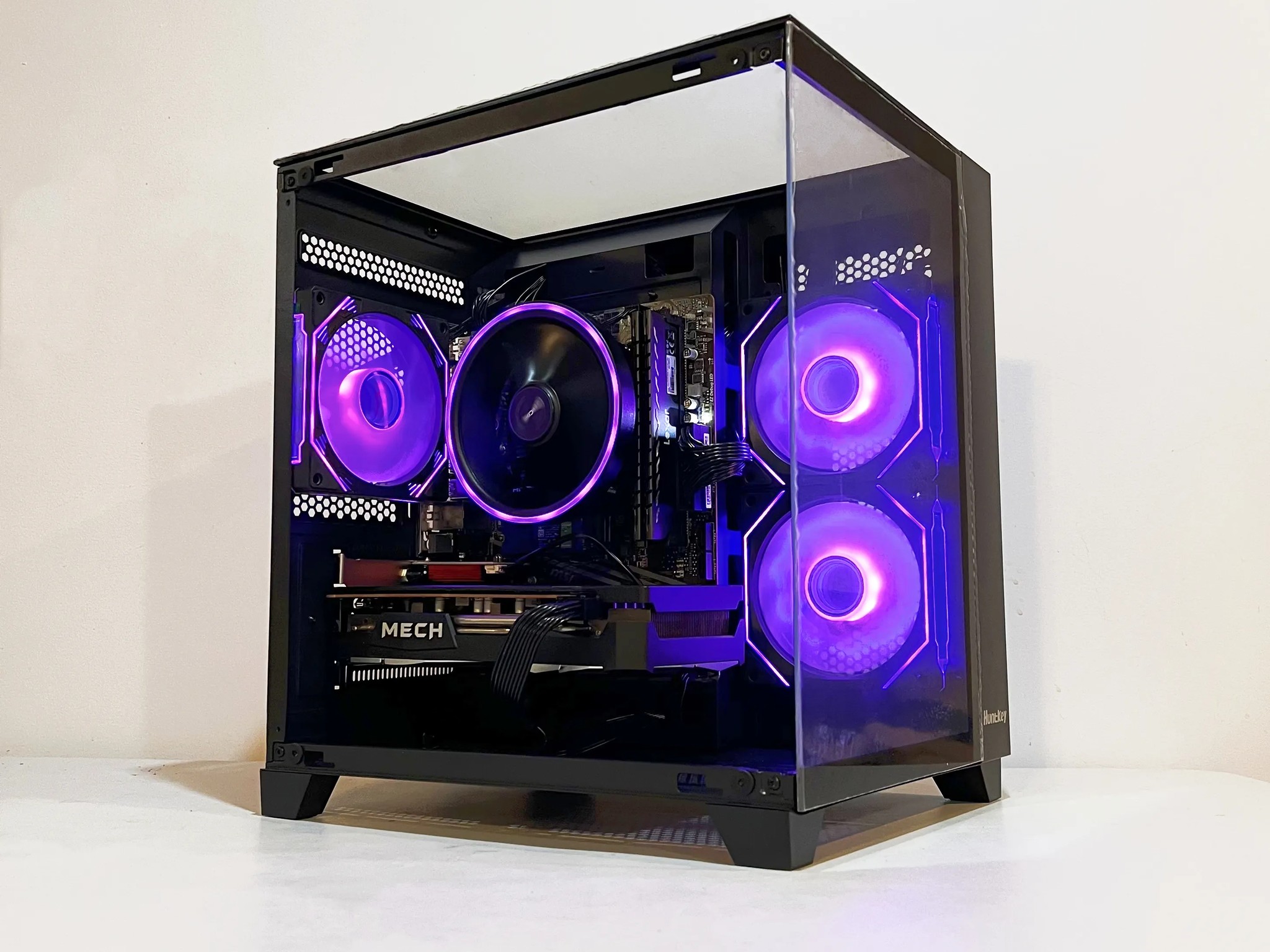Full-view Design RX 6650 XT|R5-5600|1TB M.2|16GB RAM |WIFI|ARGB Fans|-DepxTech Pre-Built PC
