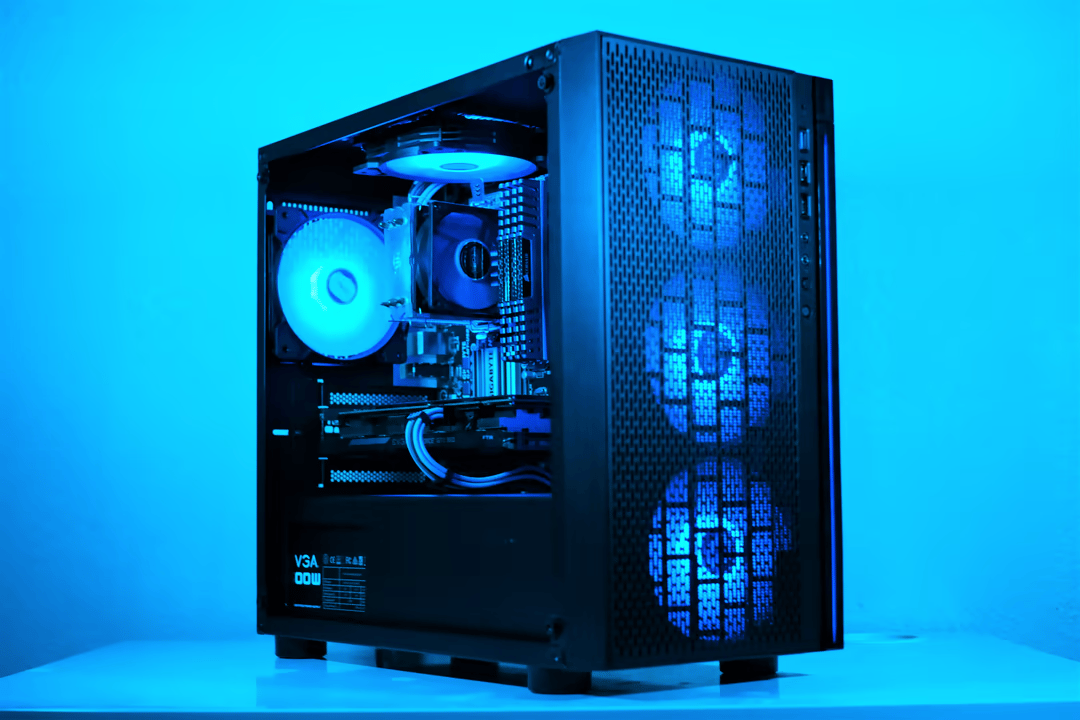 "CRYIN' CYAN" DESKTOP GAMING PC | AMD FX-8320 | EVGA GeForce GTX 960 | Corsair Vengeance 16GB