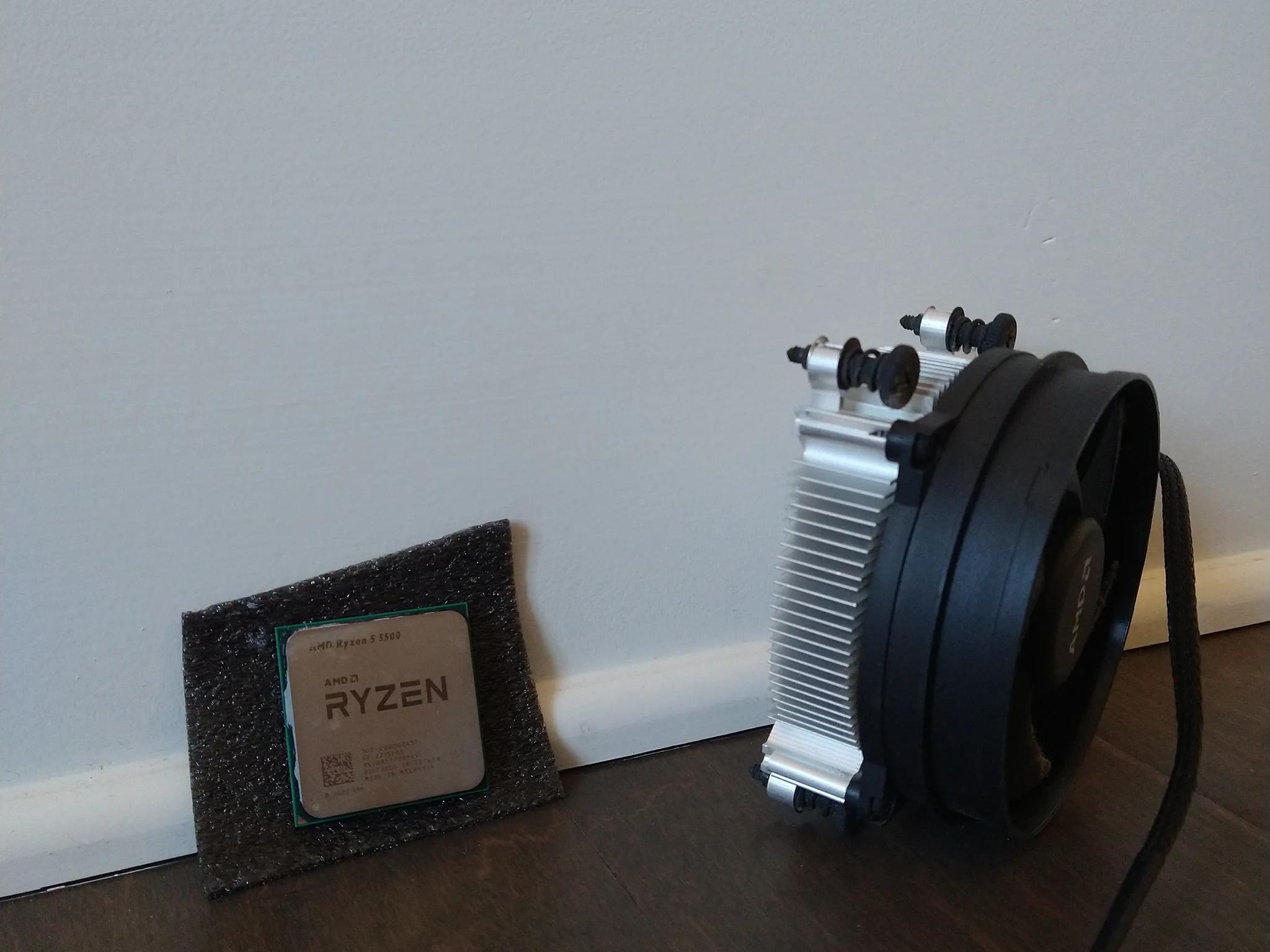 Ryzen 5 5500 6-Core, 12-Thread Unlocked Desktop Processor with Wraith Stealth Cooler