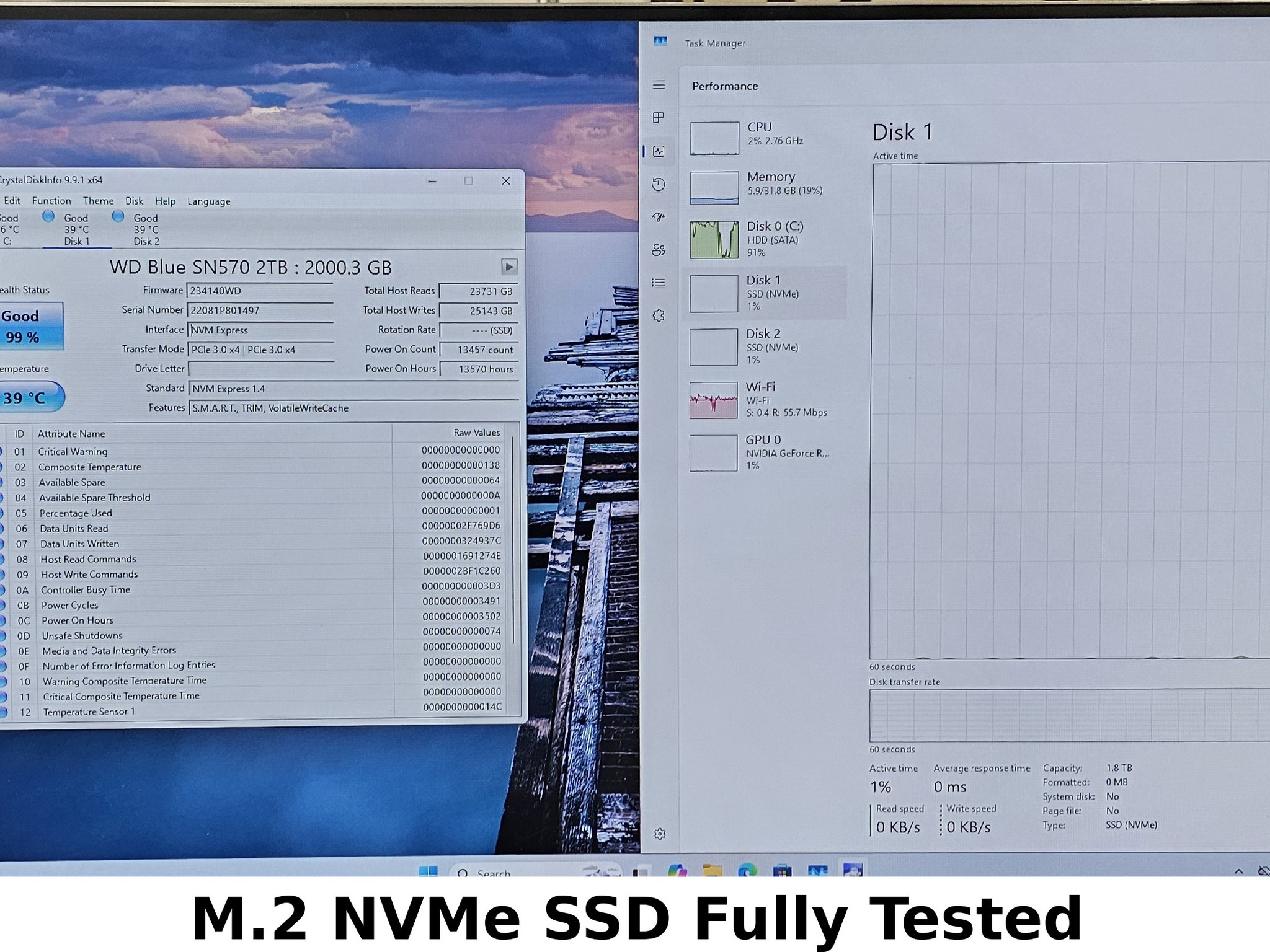 500GB NVMe M.2 SSD HP EX900