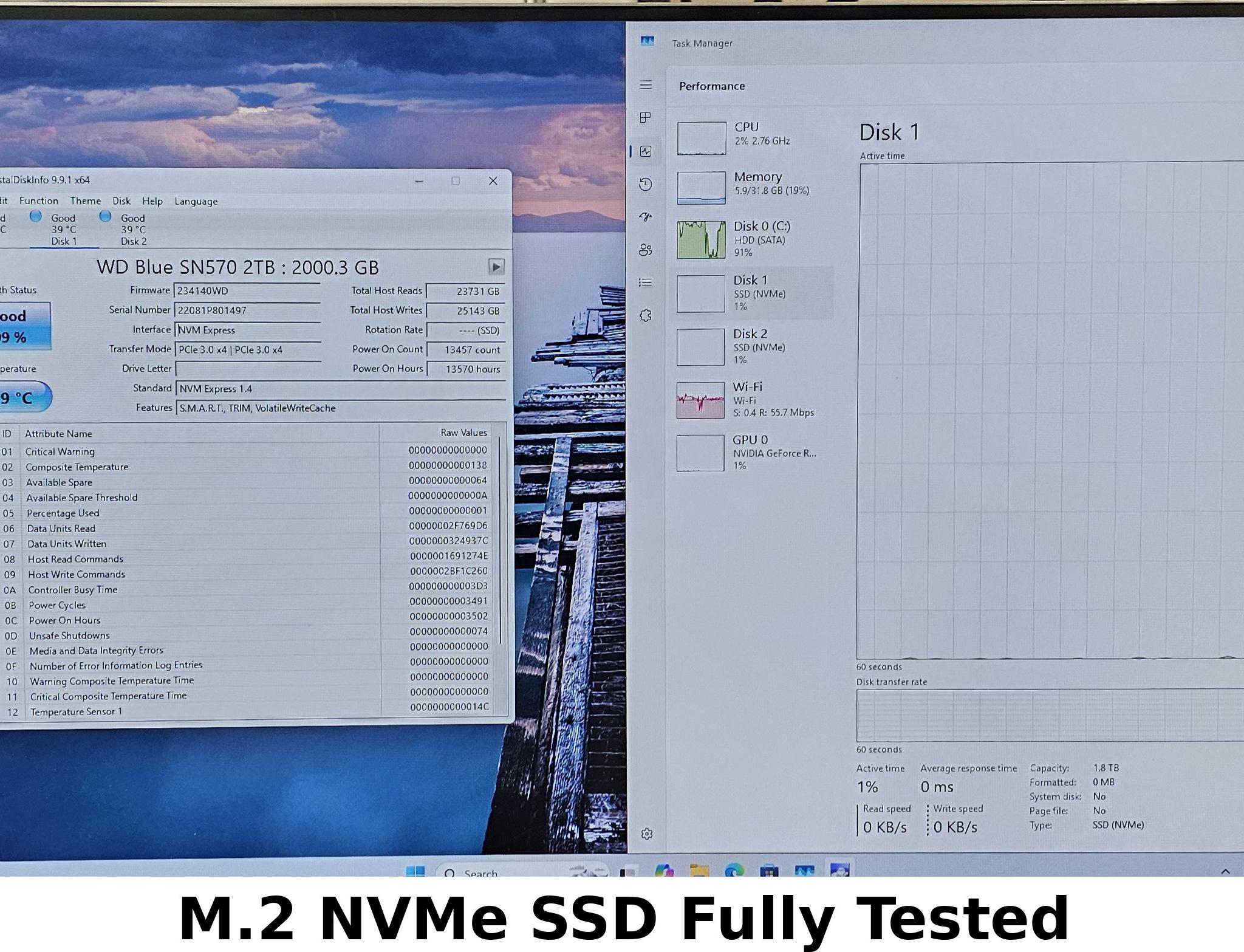500GB NVMe M.2 SSD HP EX900