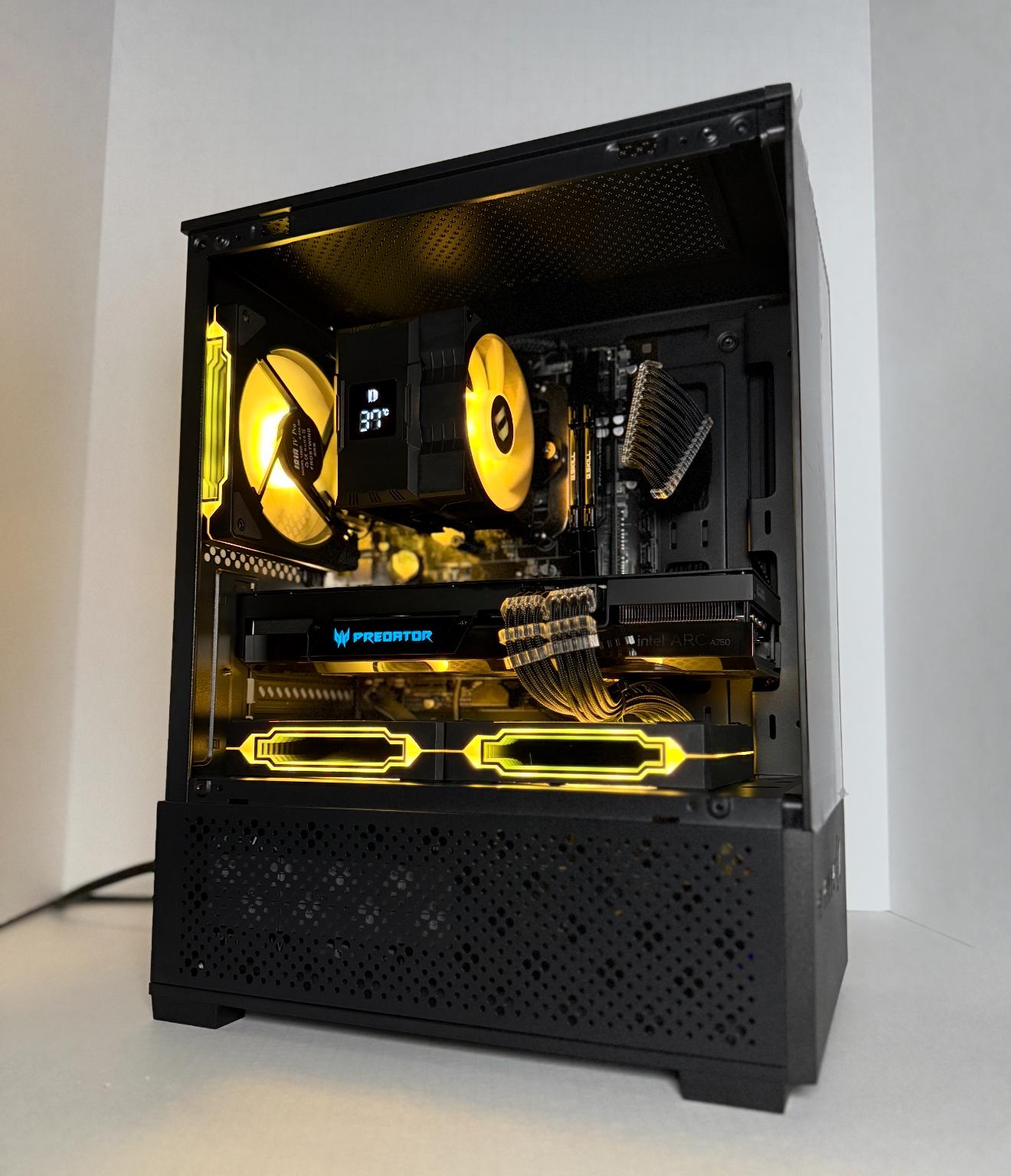 ▪️SHADOW CORE▪️ 1080p/1440p |  INTEL ARC A750 | RYZEN 5 3600 | 16GB DDR4 3200MHZ | 1TB M....