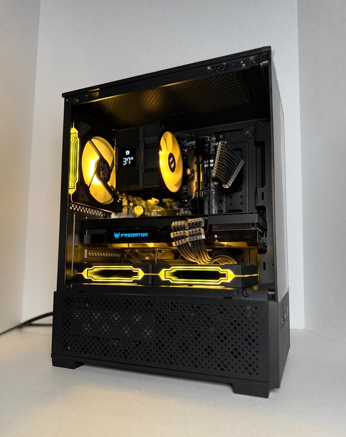 ▪️SHADOW CORE▪️ 1080p/1440p |  INTEL ARC A750 | RYZEN 5 3600 | 16GB DDR4 3200MHZ | 1TB M....