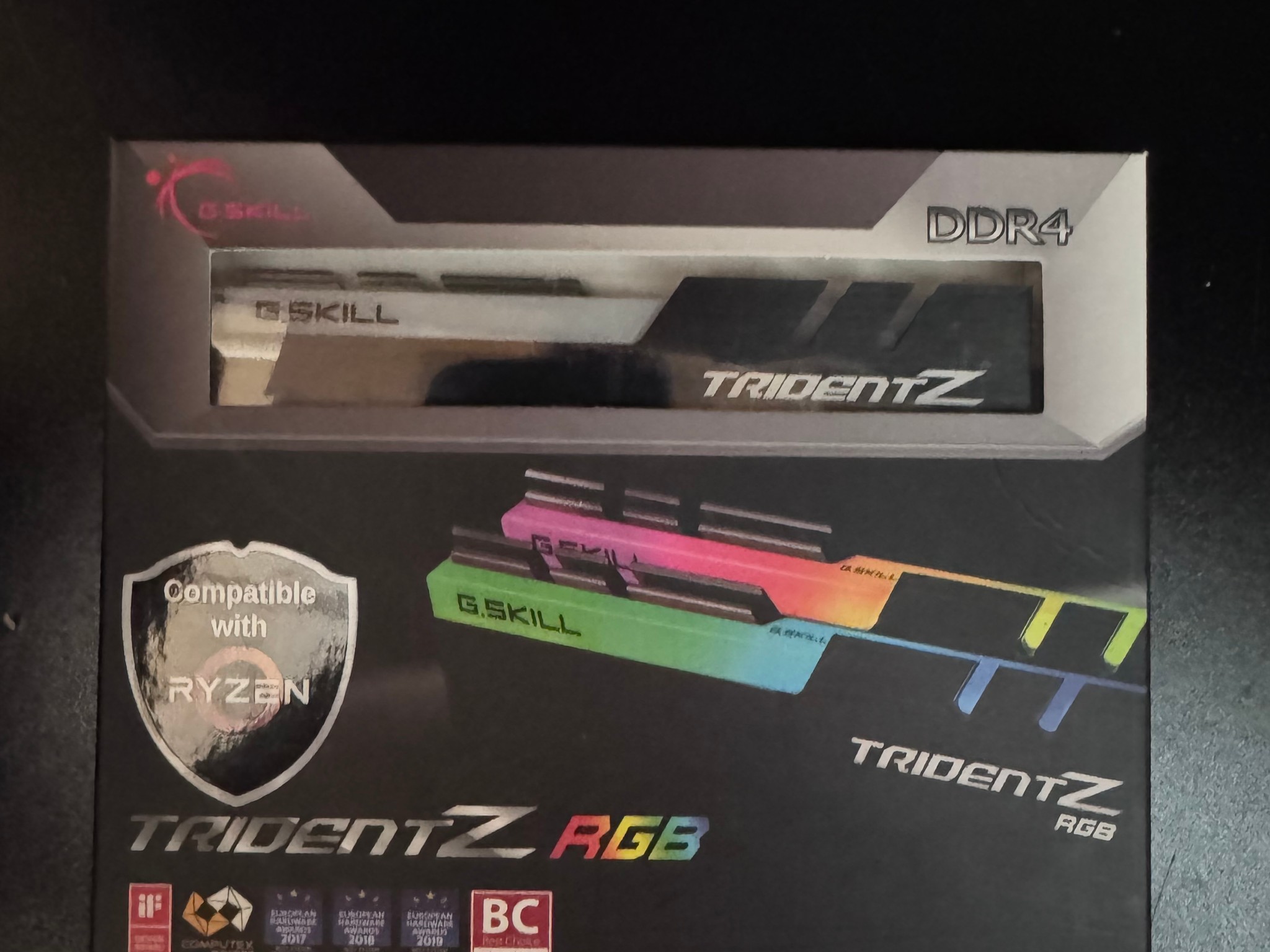 G.SKILL Trident Z RGB 16GB (2x8GB) DDR4 3600MHz CL18 RAM Kit
