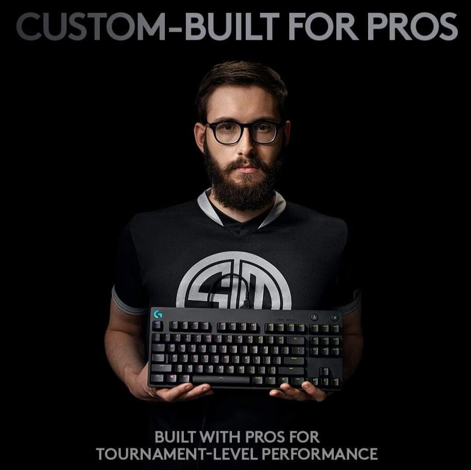 Logitech G Pro X (GX Blue Clicky) Gaming Keyboard