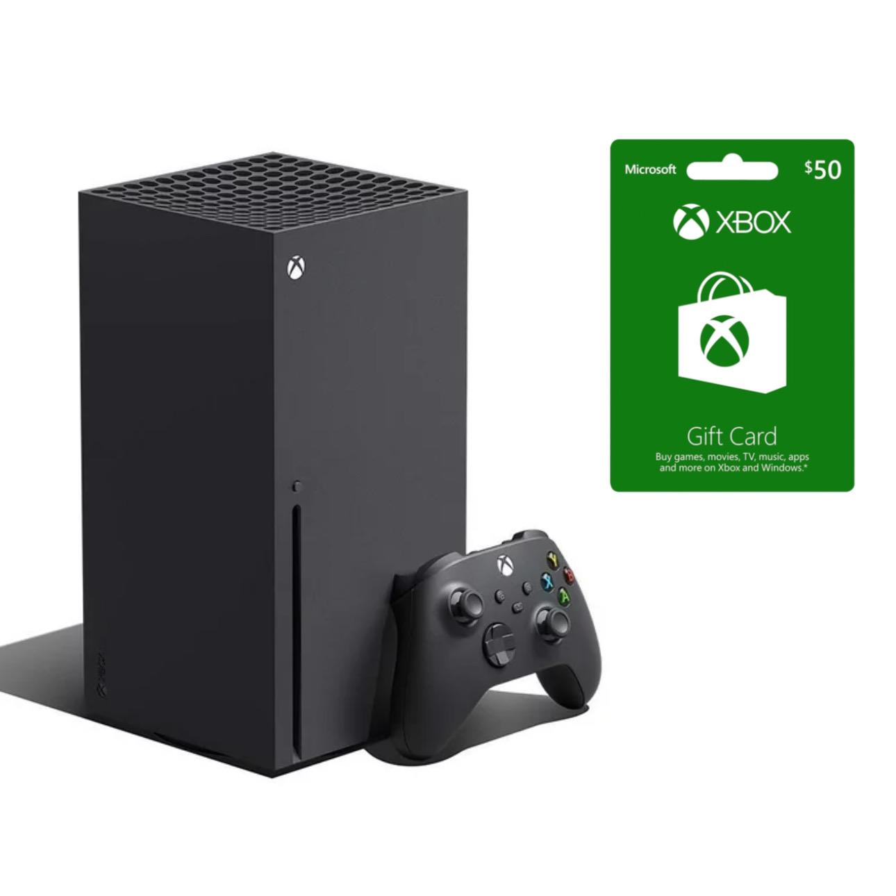 BRAND NEW Xbox Series X 1TB + $50 Xbox eGift Card