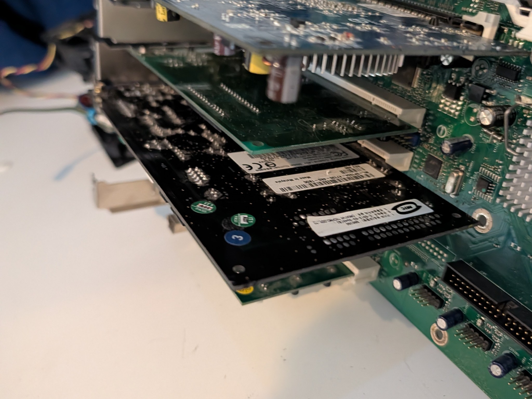 CPU GPU RAM Motherboard, Cooler, Expansion card and Fan combo