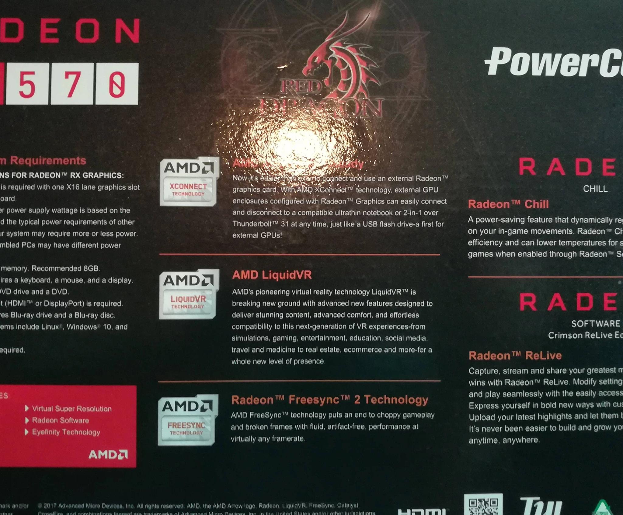 Great Starter GPU!  Rx 570 4G - Power Color Red Dragon