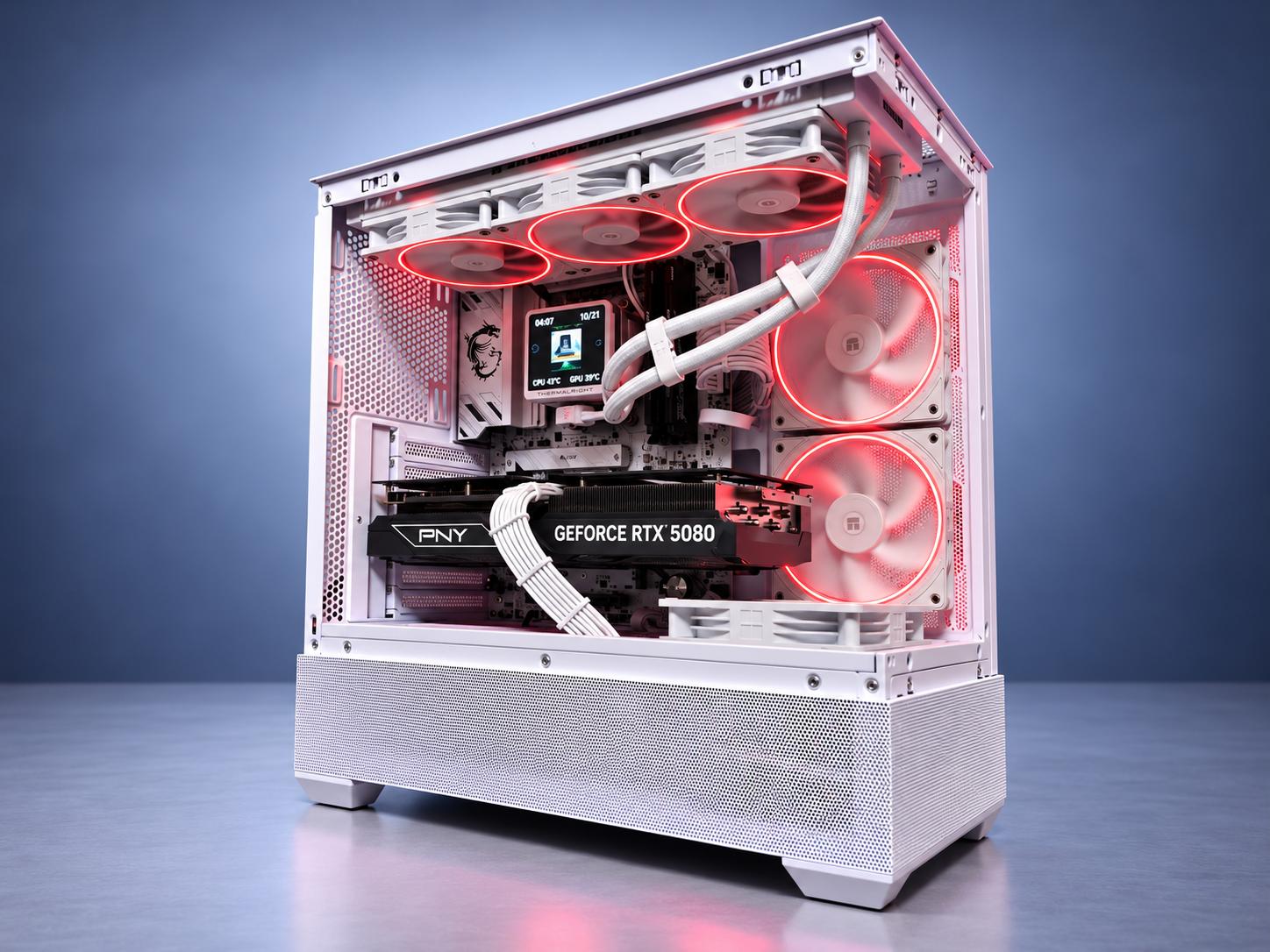 GeForce RTX 5080 Custom Gaming PC - Ryzen 7 9800X3D, 32GB RAM, 4TB NVMe SSD