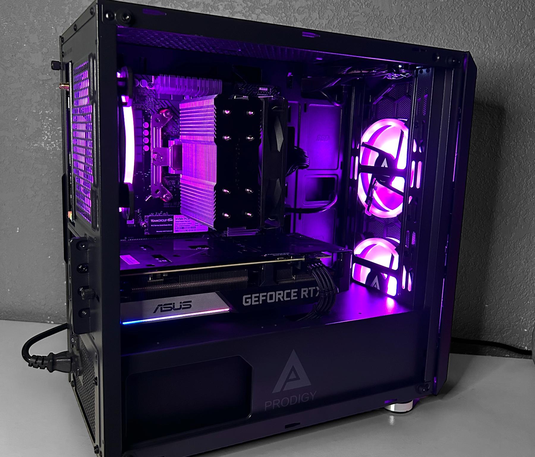 ⚫️🟣⚫️ | RTX 3060 Ti | Ryzen 5 5600 | 16GB Crucial Ballistix 3200Mhz