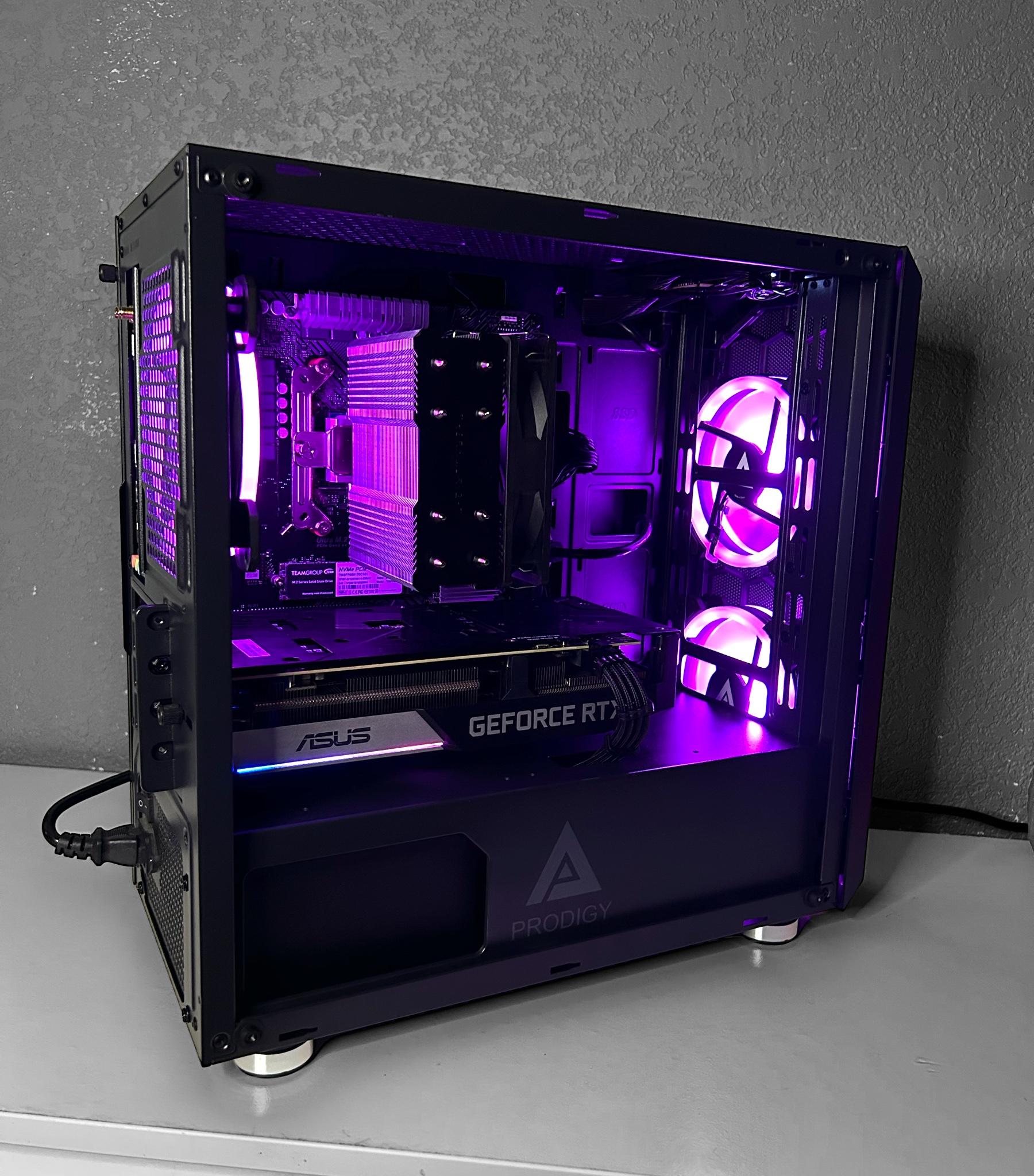 ⚫️🟣⚫️ | RTX 3060 Ti | Ryzen 5 5600 | 16GB Crucial Ballistix 3200Mhz