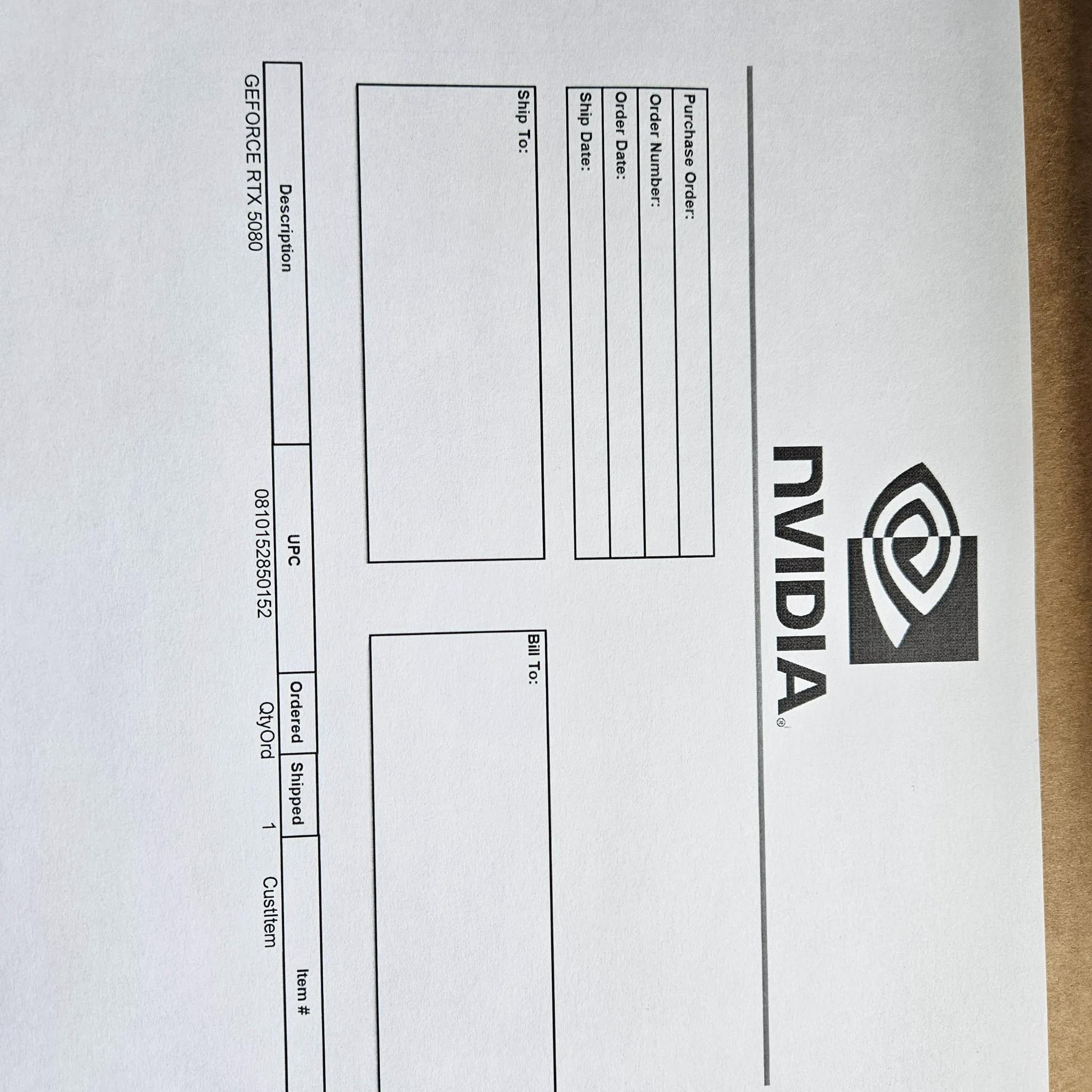 NVIDIA GeForce RTX 5080 FE (UNOPENED)