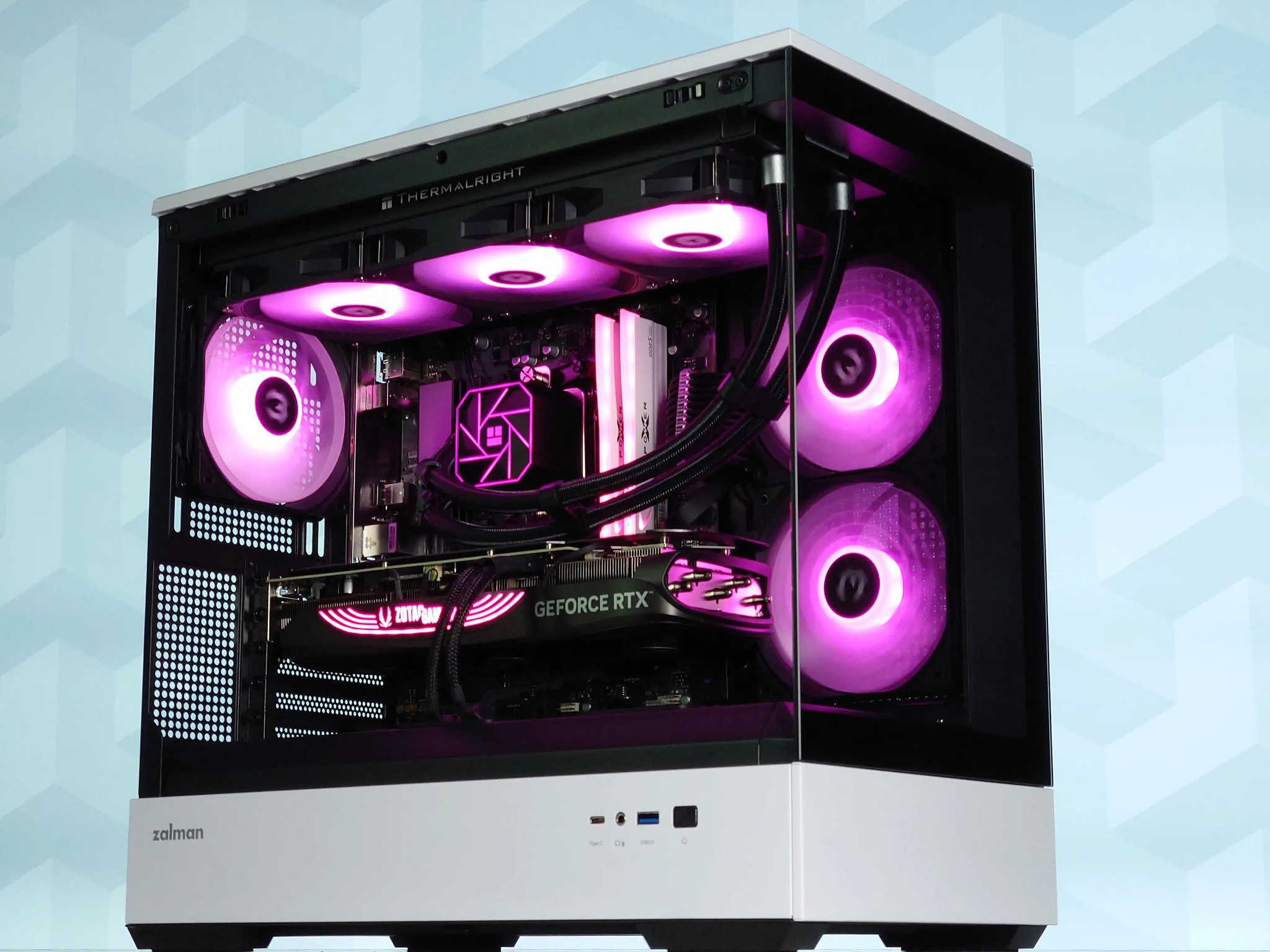 🤍🖤🐼 Gaming PC🎍Nvidia RTX 4070 Ti 12GB🎍Ryzen 7 8700F🎍32GB DDR5🎍1TB NVME GEN4