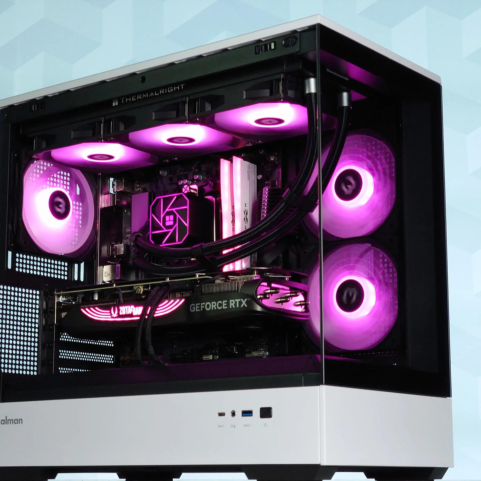 🤍🖤🐼 Gaming PC🎍Nvidia RTX 4070 Ti 12GB🎍Ryzen 7 8700F🎍32GB DDR5🎍1TB NVME GEN4