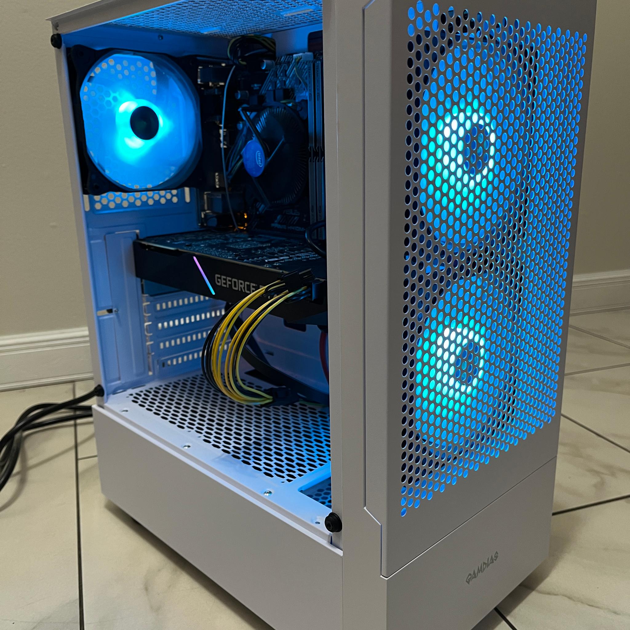 NVIDIA RTX 2070 Super, Intel i5-10400, 16GB RAM, 500 GB SSD, High FPS RGB Gaming PC w/ Wi-Fi