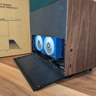 Cozy Wood Mini ITX SFF RGB PC- Intel i5 11600K | Arc B570 GPU | 32GB RAM | 1TB SSD | Liquid Cooled